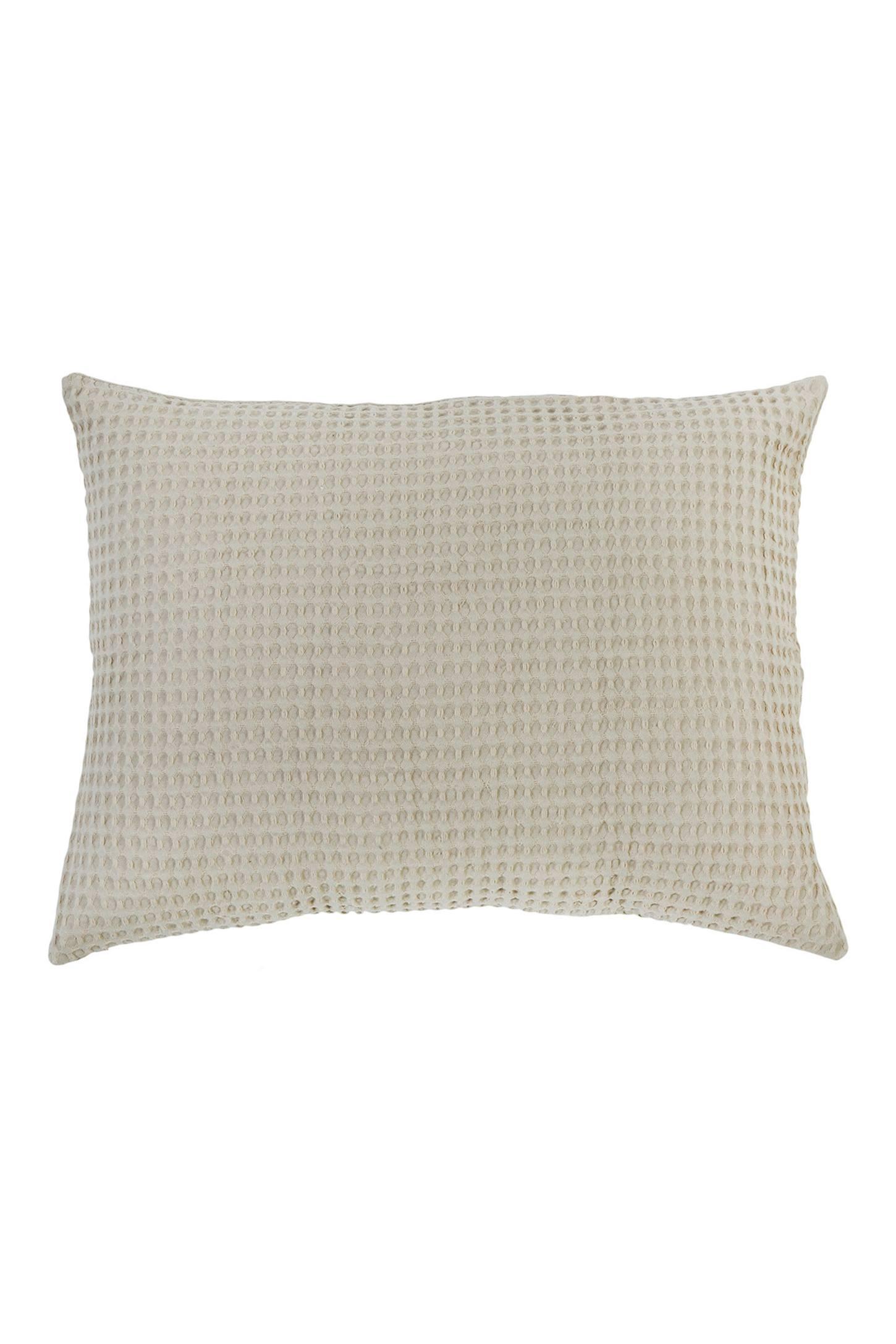 Zuma Cotton Waffle Weave Sham by Pom Pom at Home - Natural / King