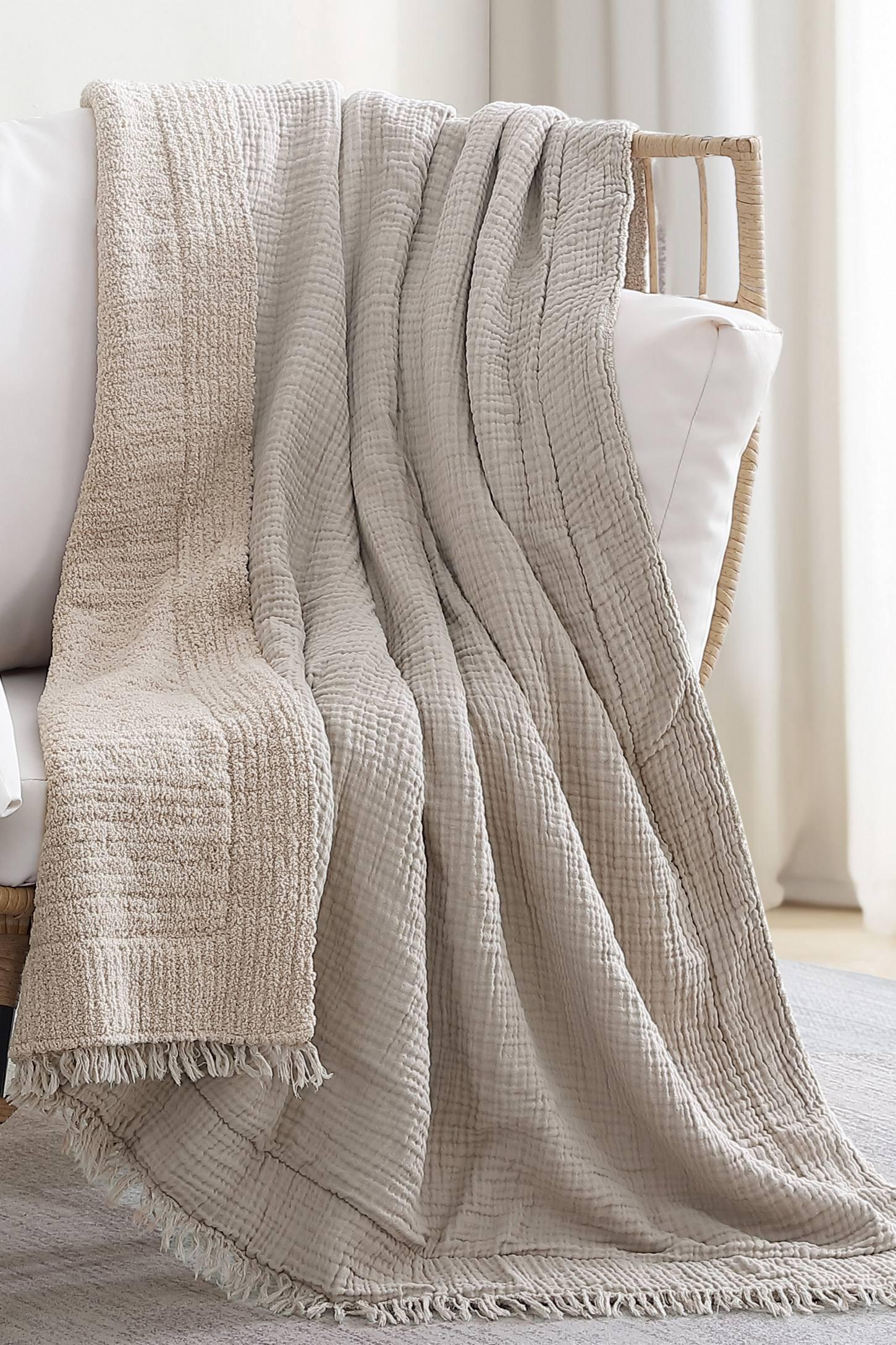 Sunday Citizen Snug Muslin Plain Weave / Muslin Throw Blanket
