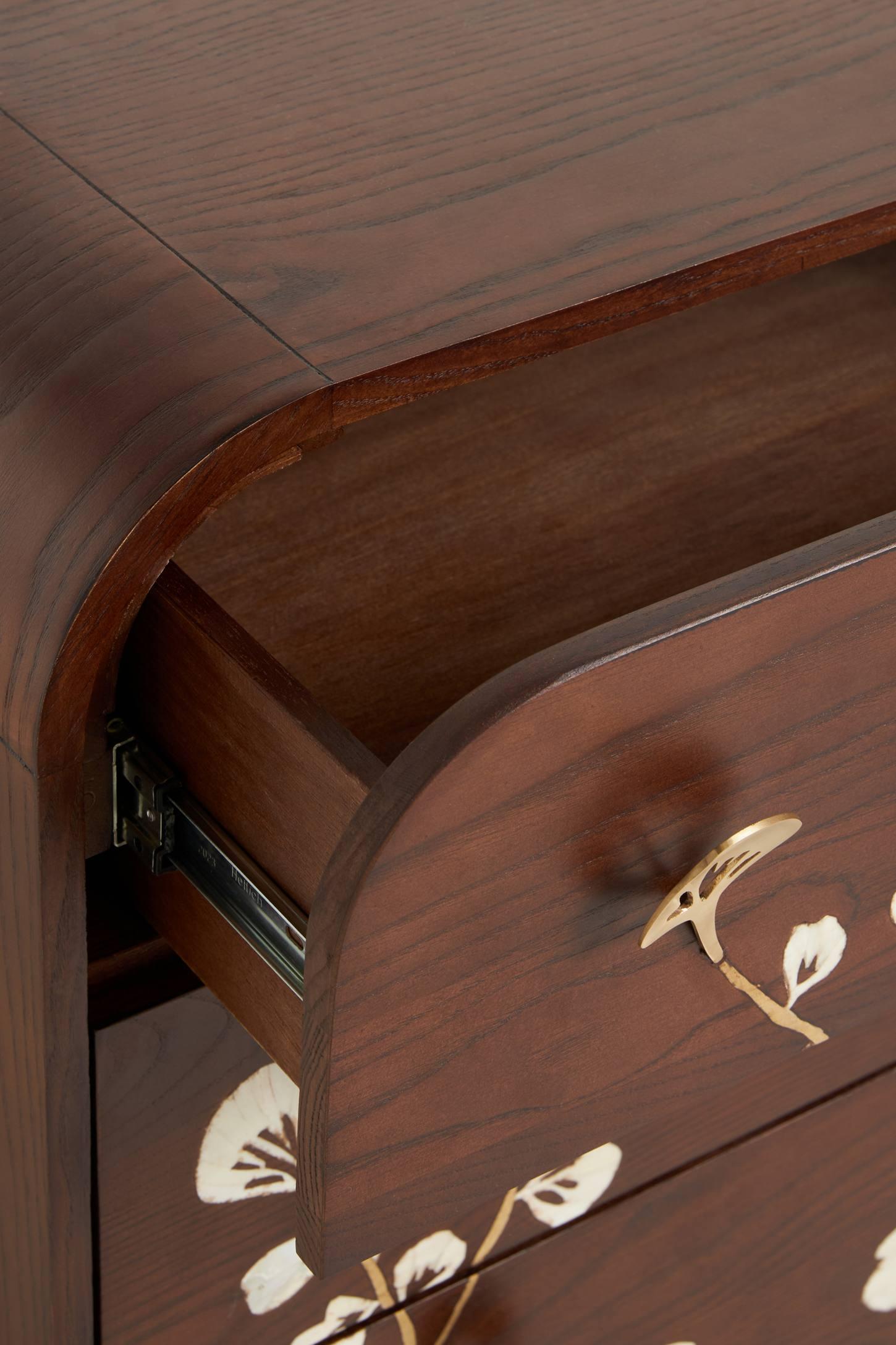 Toulouse Bone Inlay Three-Drawer Dresser