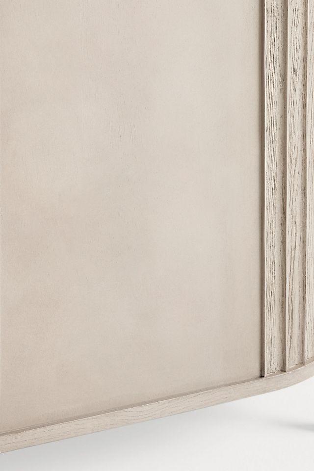 The Isla Oval 70" Fluted-Wood Sideboard