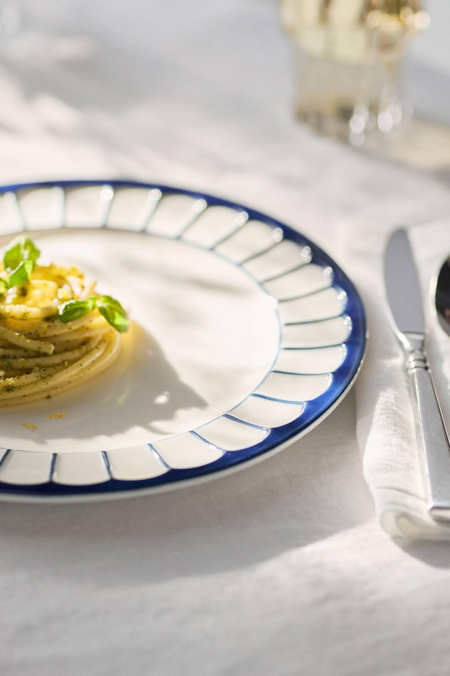 The Latte Stoneware Dinner Plates, Set of 4: Boulevard Edition