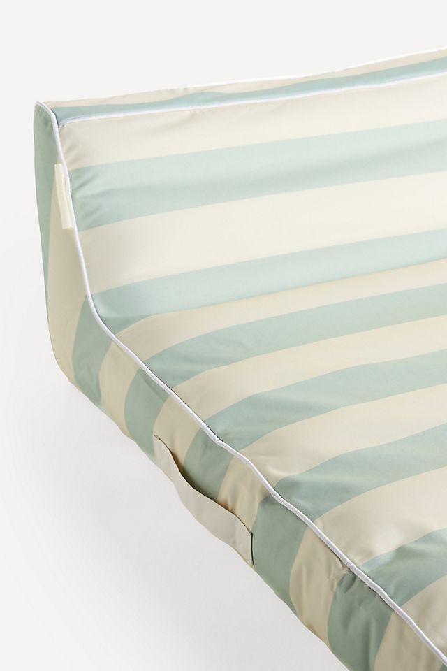 Sunnylife Luxe Lie-On Lounger - Lazy Days Blue Stripe - Inflatable Pool Float