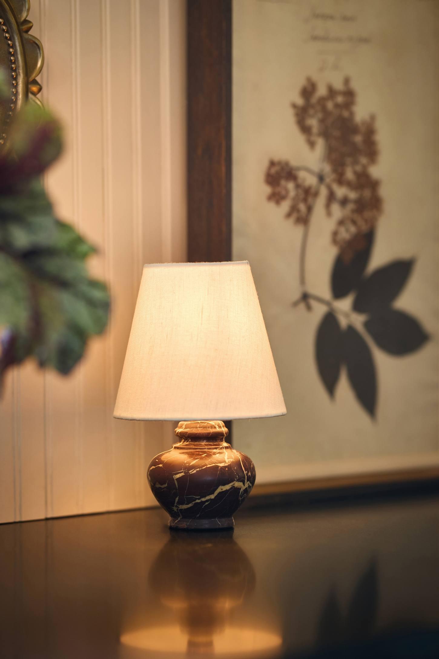 Benicio Mini Table Lamp - Brown
