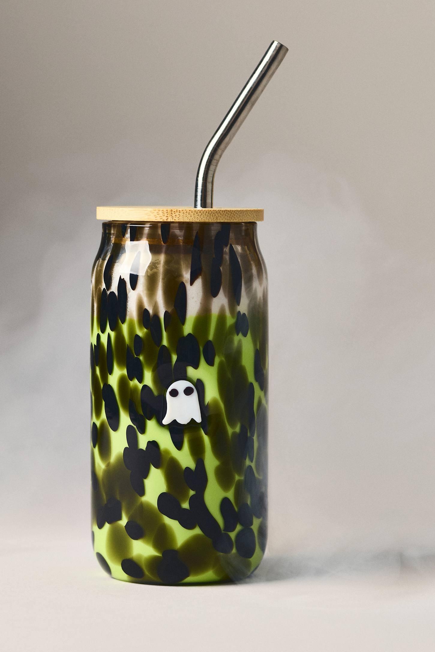 The Mystic Confetti Icon Juice Glass Tumbler with Lid