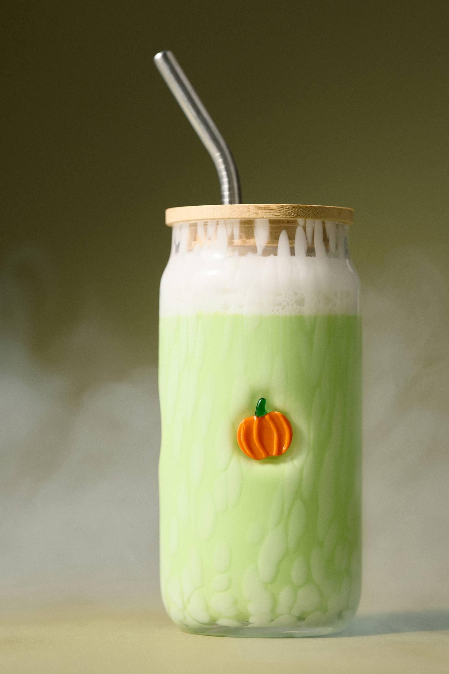 The Mystic Confetti Icon Juice Glass Tumbler with Lid