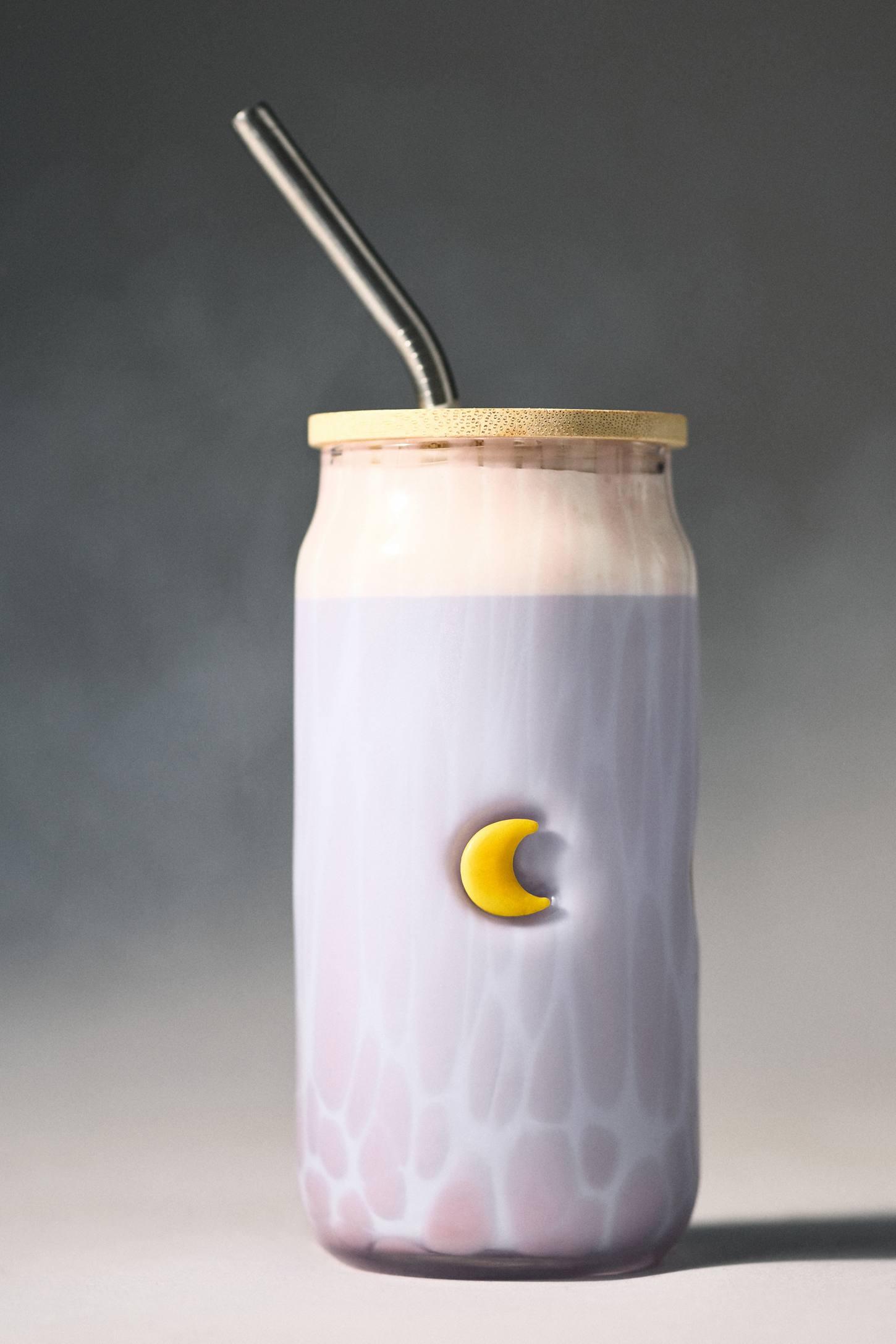 The Mystic Confetti Icon Juice Glass Tumbler with Lid