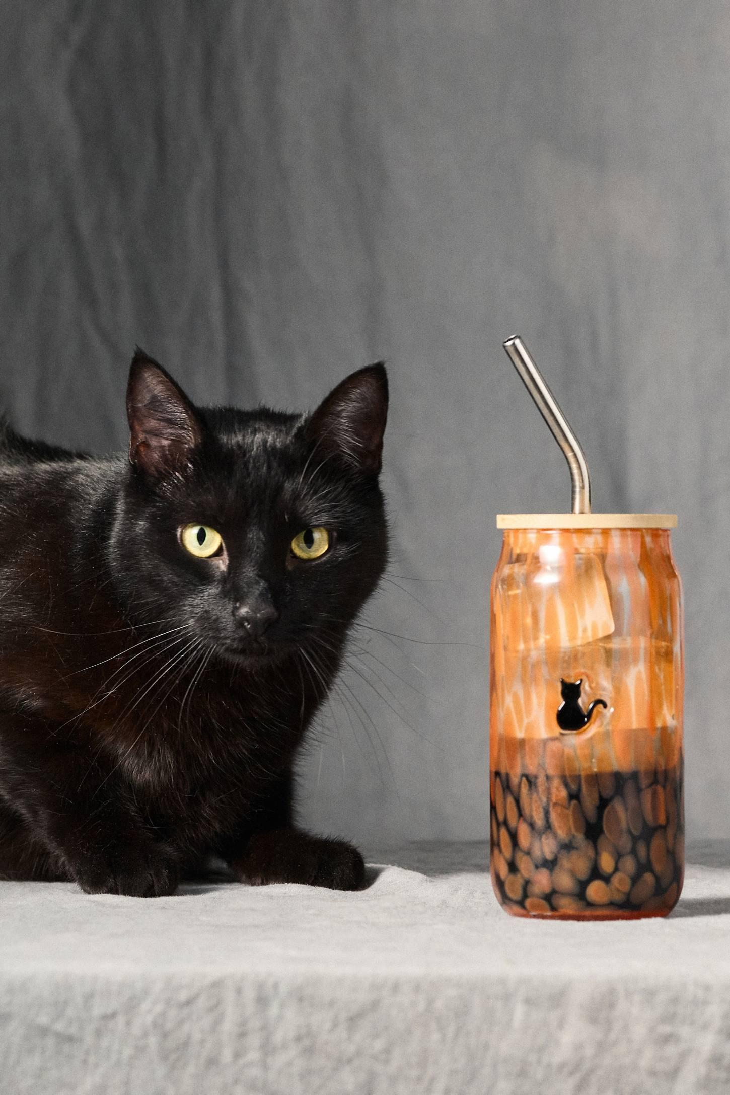 The Mystic Confetti Icon Juice Glass Tumbler with Lid