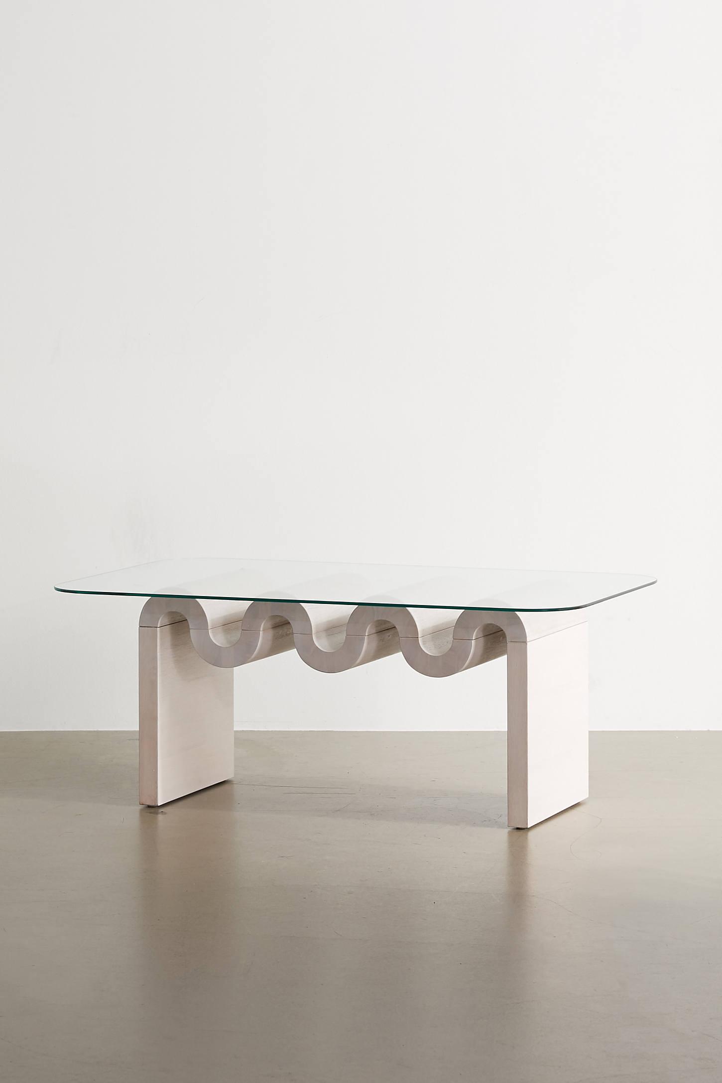 Aria Statement Wavy Coffee Table