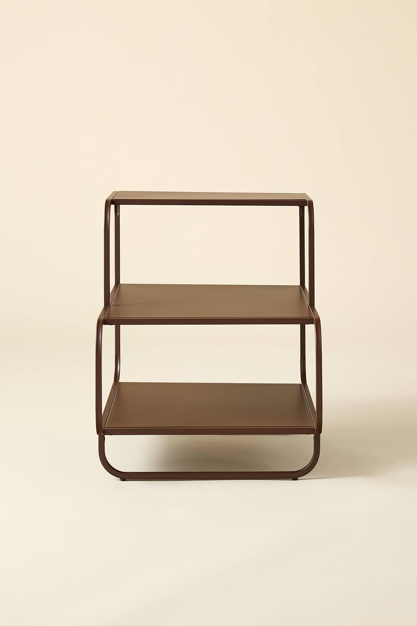 Alana Metal 3-Tiered Side Table/Nightstand