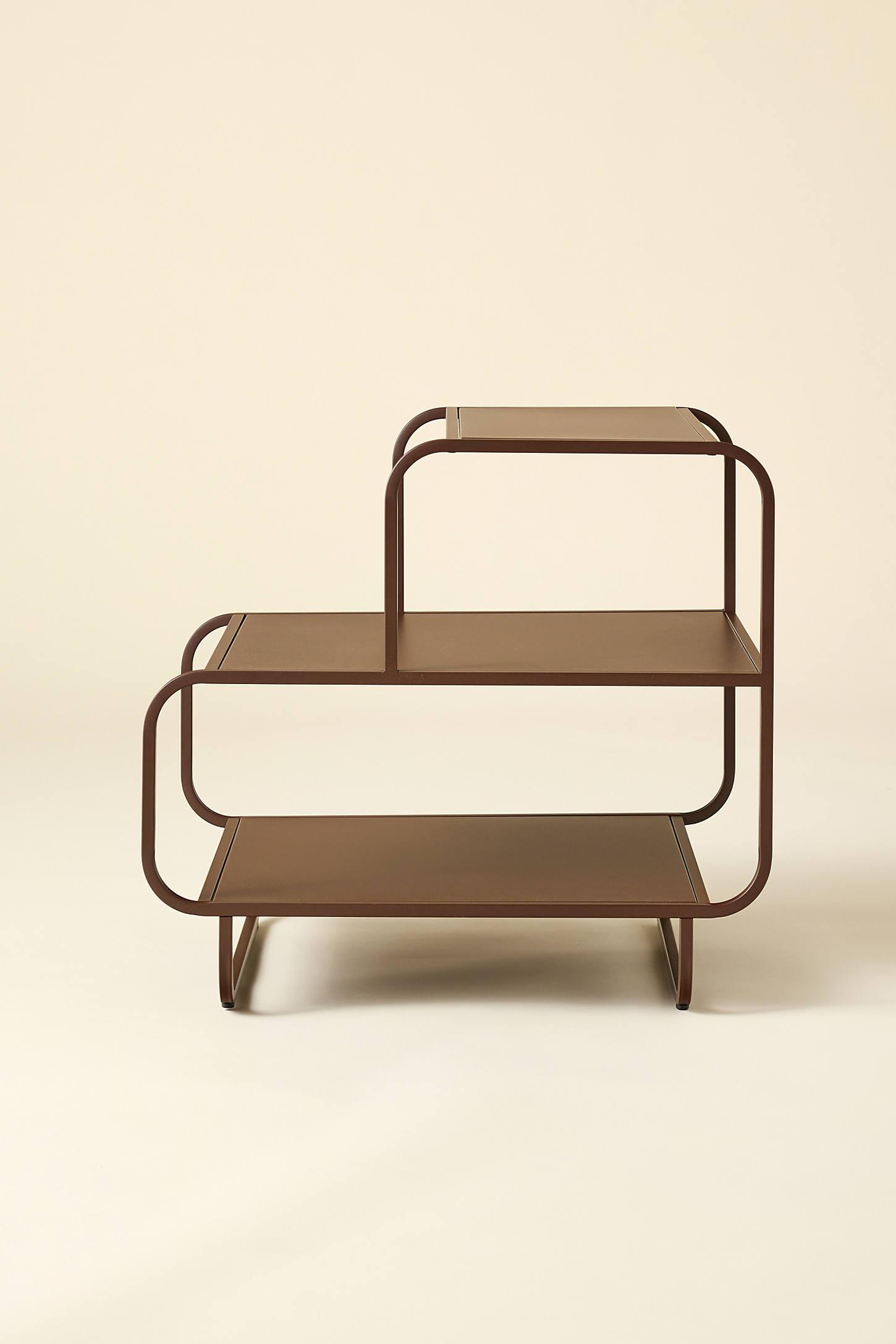 Alana Metal 3-Tiered Side Table/Nightstand