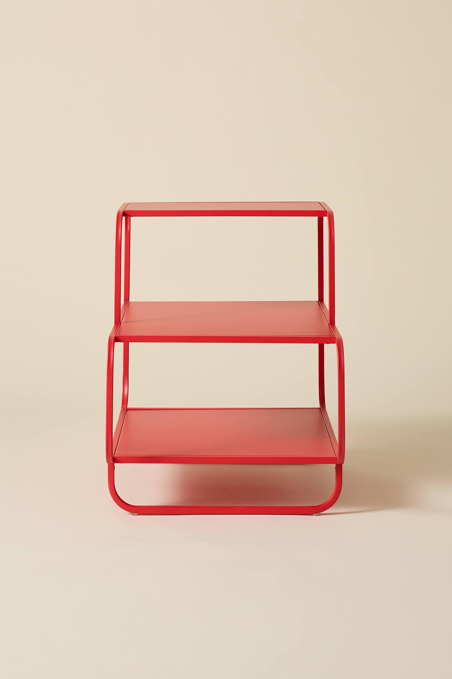 Alana Metal 3-Tiered Side Table/Nightstand