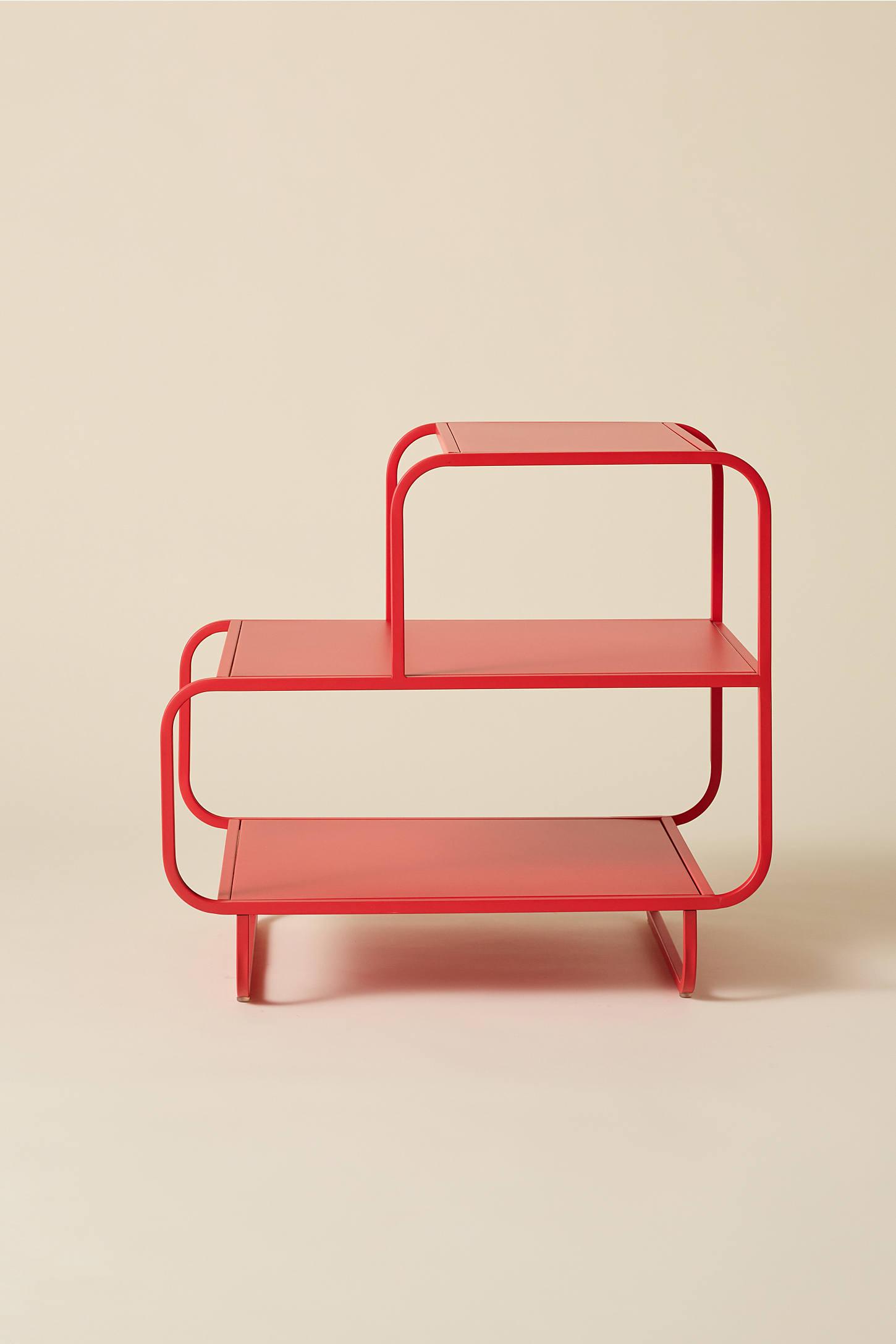 Alana Metal 3-Tiered Side Table/Nightstand