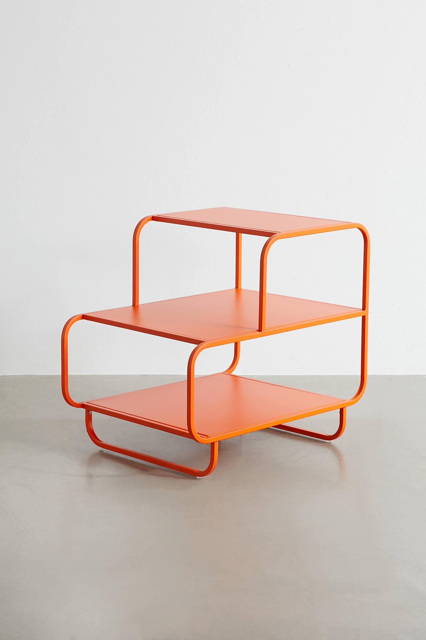 Alana Metal 3-Tiered Side Table/Nightstand