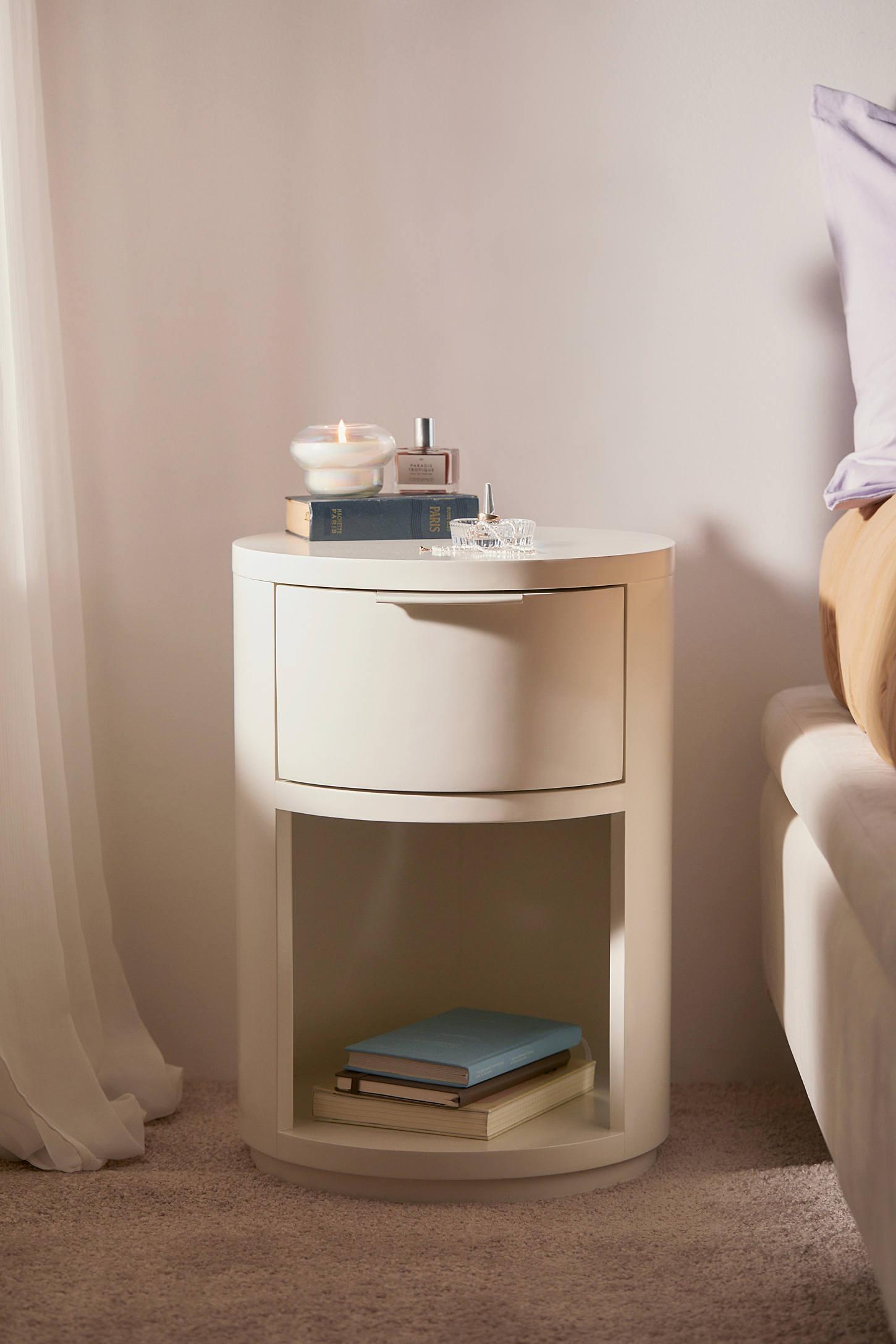 Kane Round Storage Nightstand