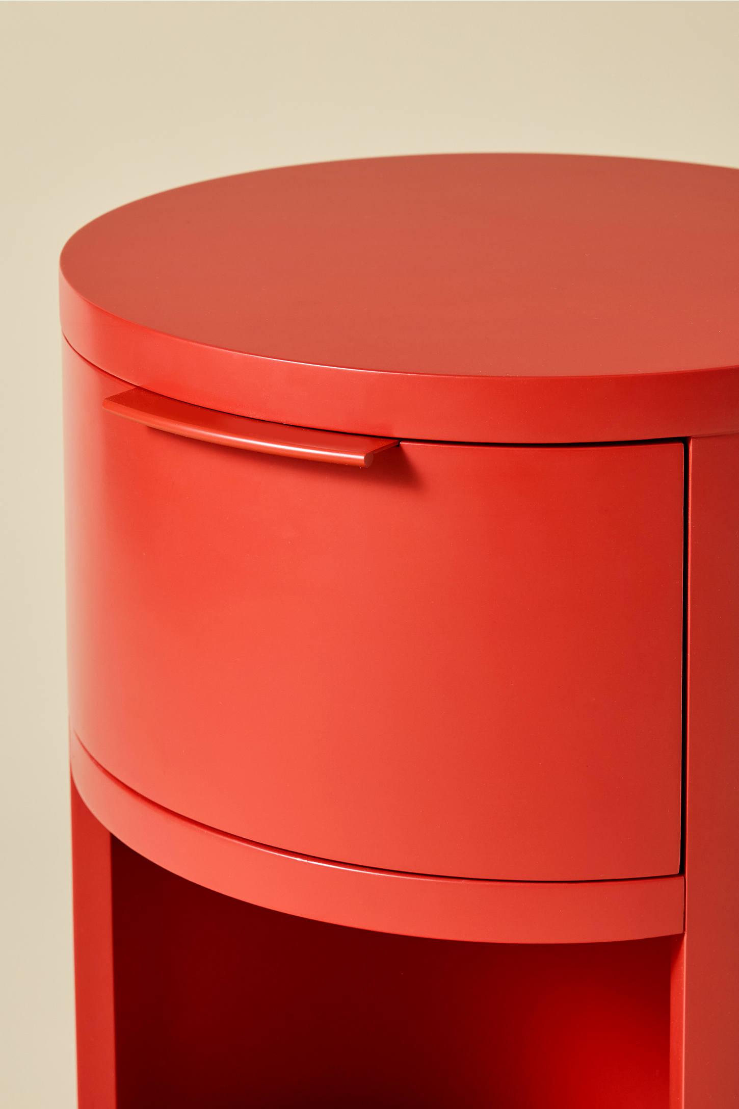 Kane Round Storage Nightstand
