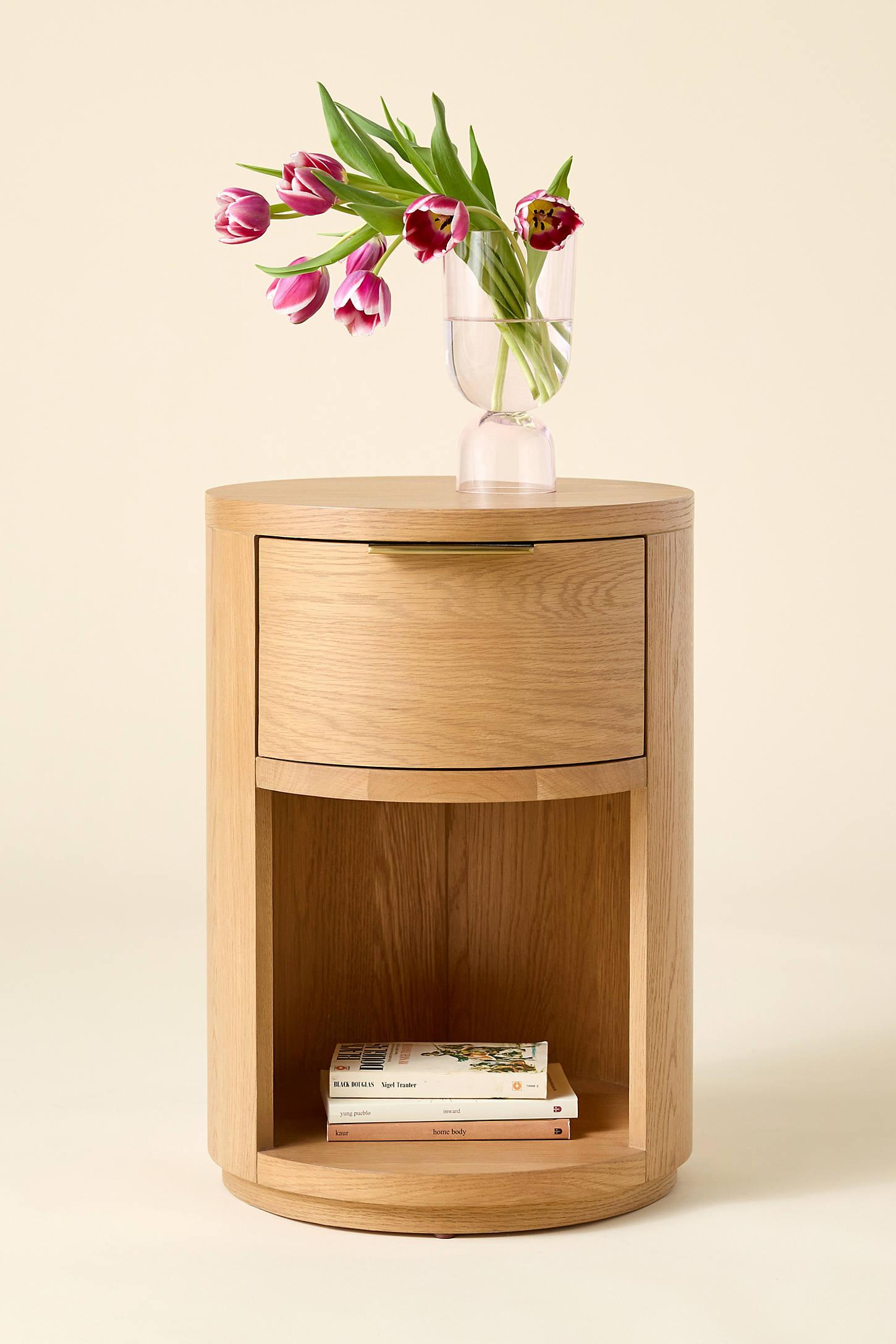 Kane Round Storage Nightstand