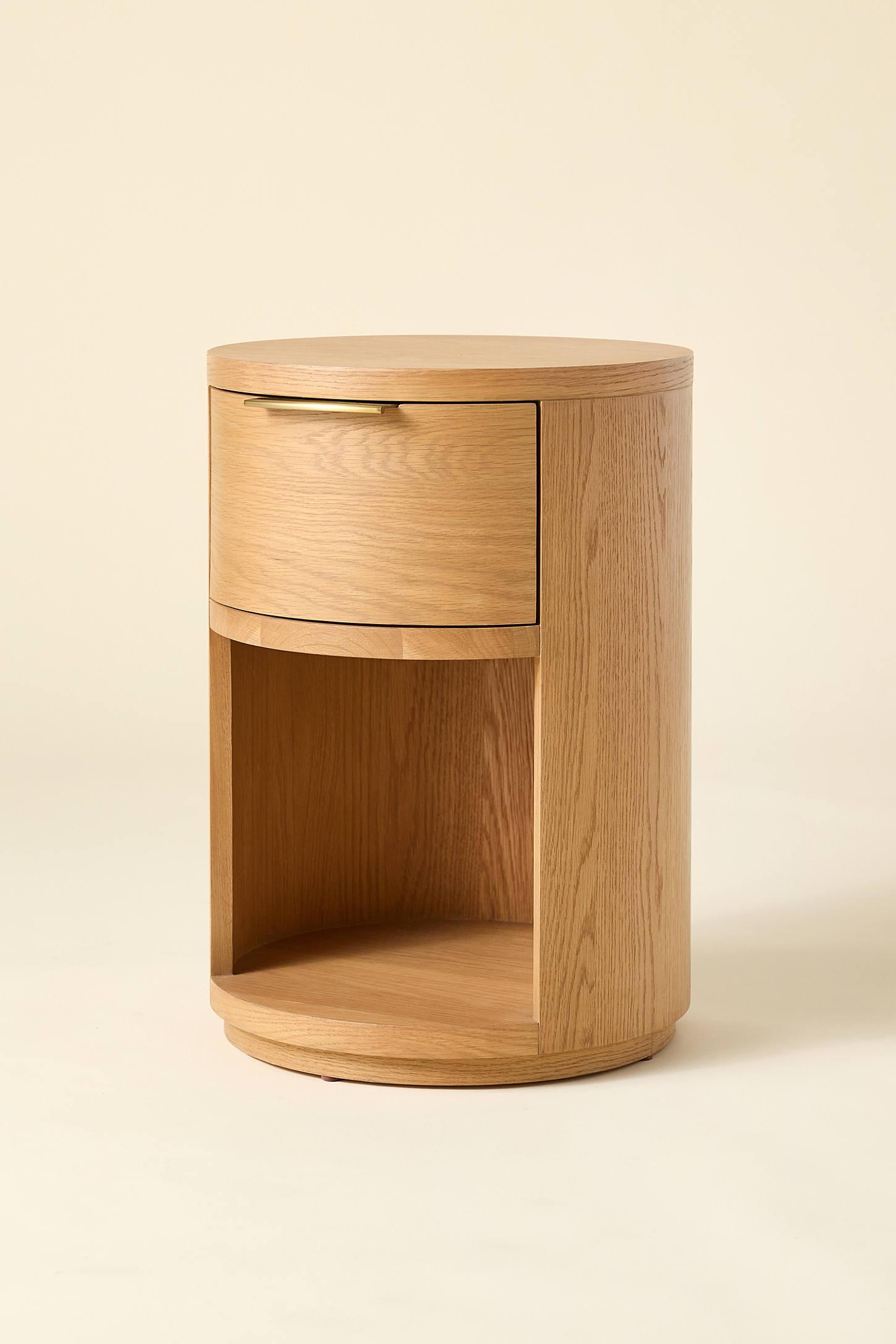 Kane Round Storage Nightstand