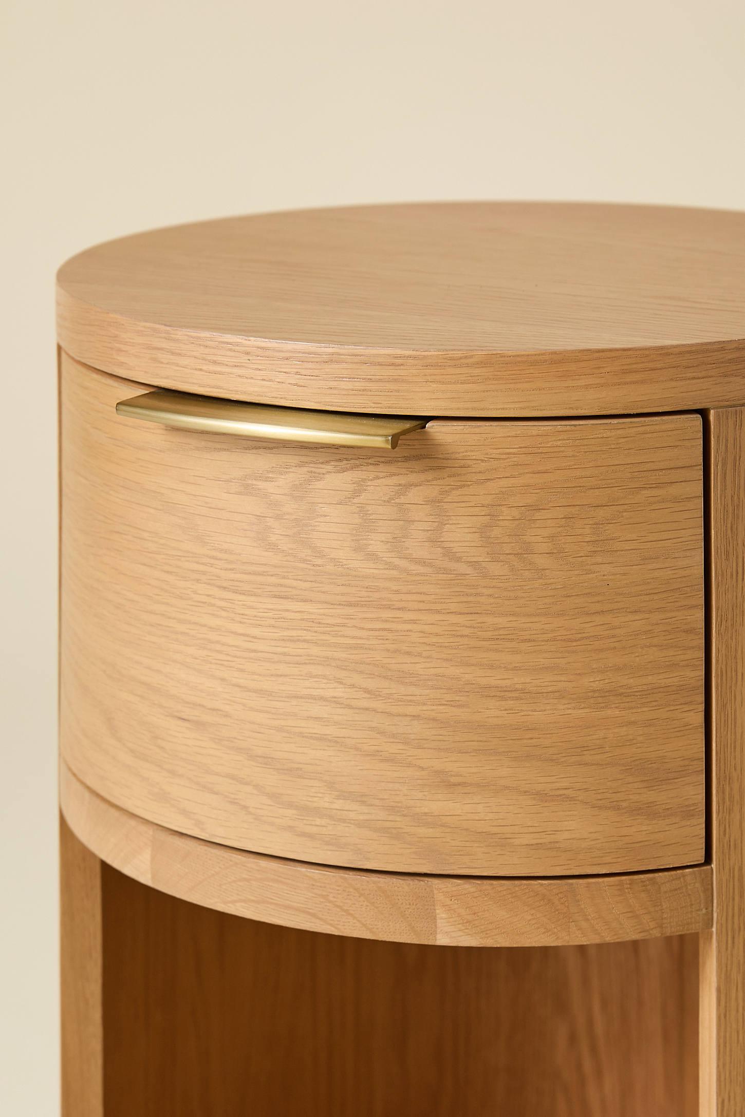 Kane Round Storage Nightstand
