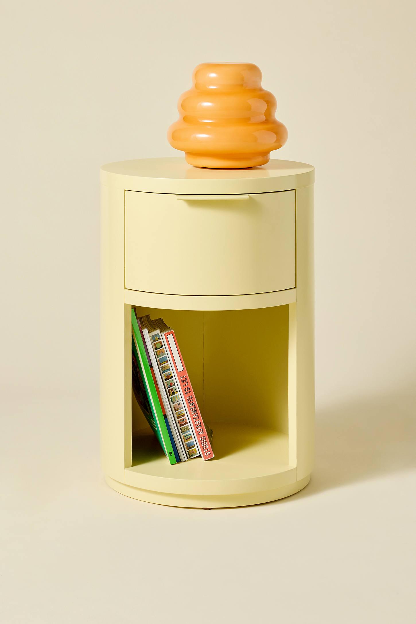 Kane Round Storage Nightstand