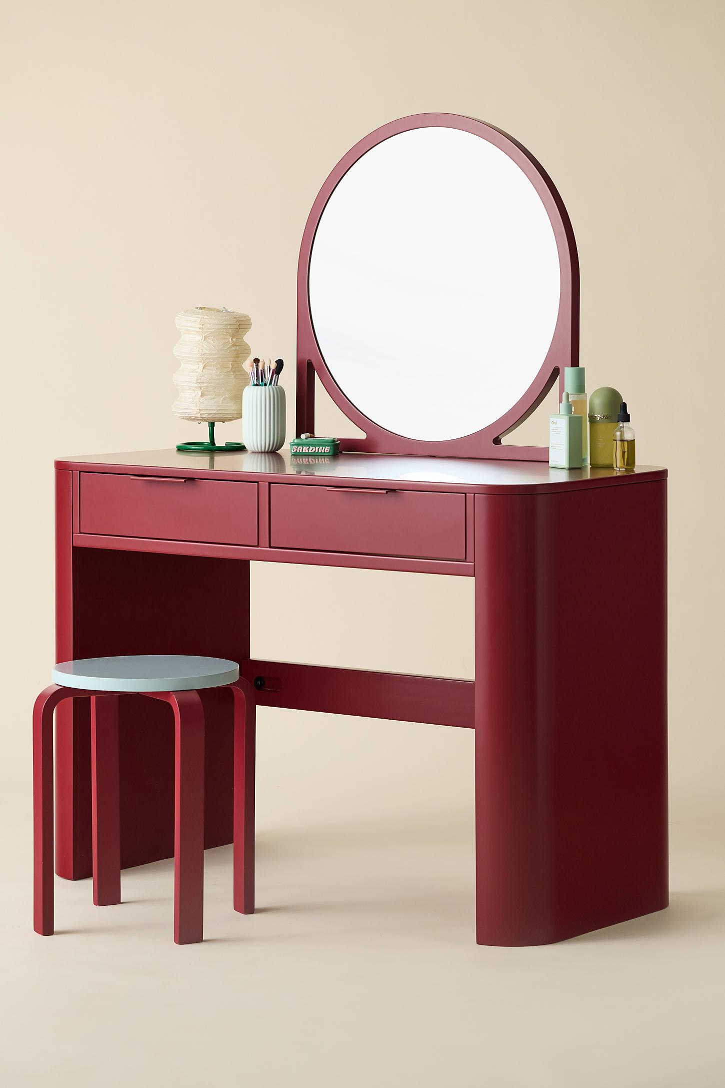 Kane Wood Mirror Vanity