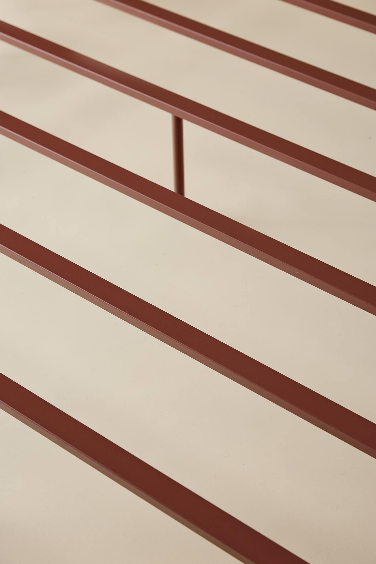 Lucie Squiggle Colorful Iron Bed