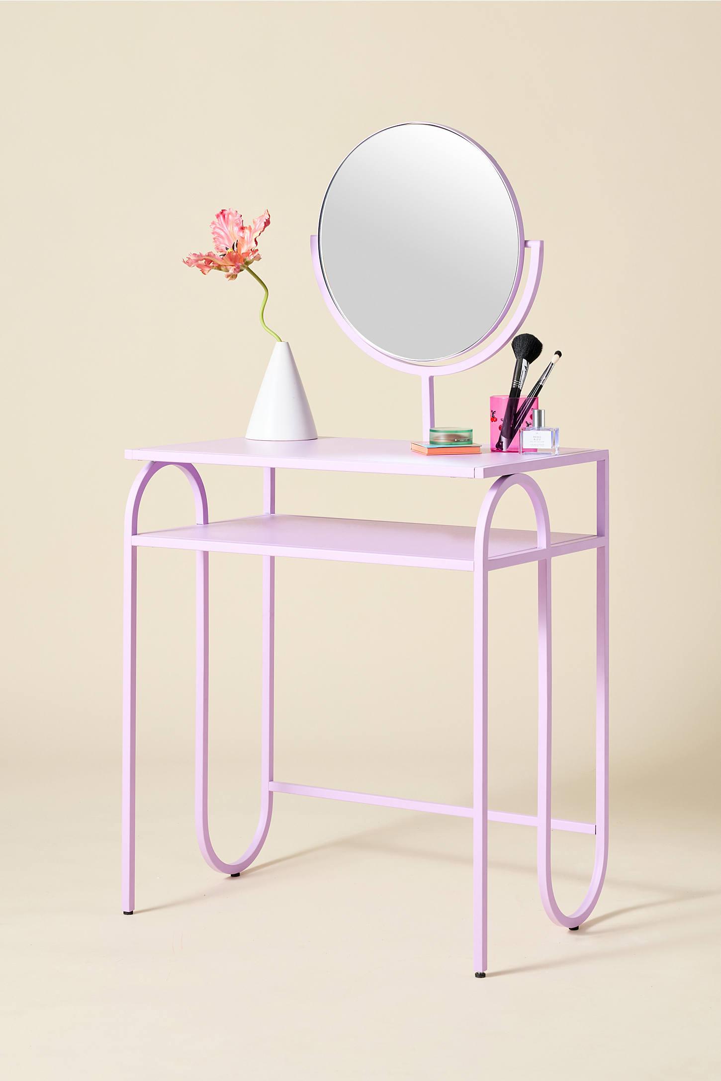 Lucie Squiggle Iron Mirror Vanity