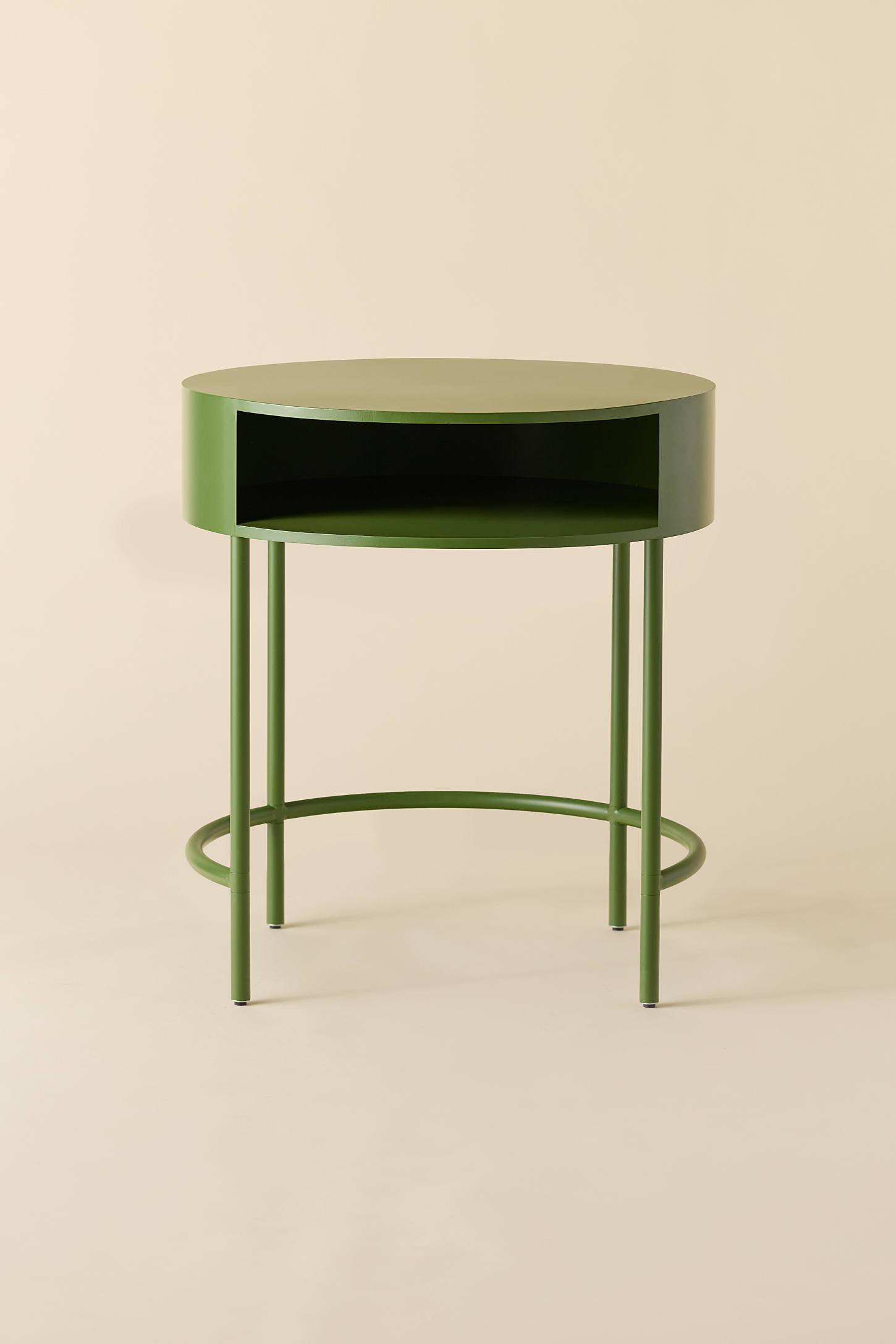 Lucie Round Iron Desk