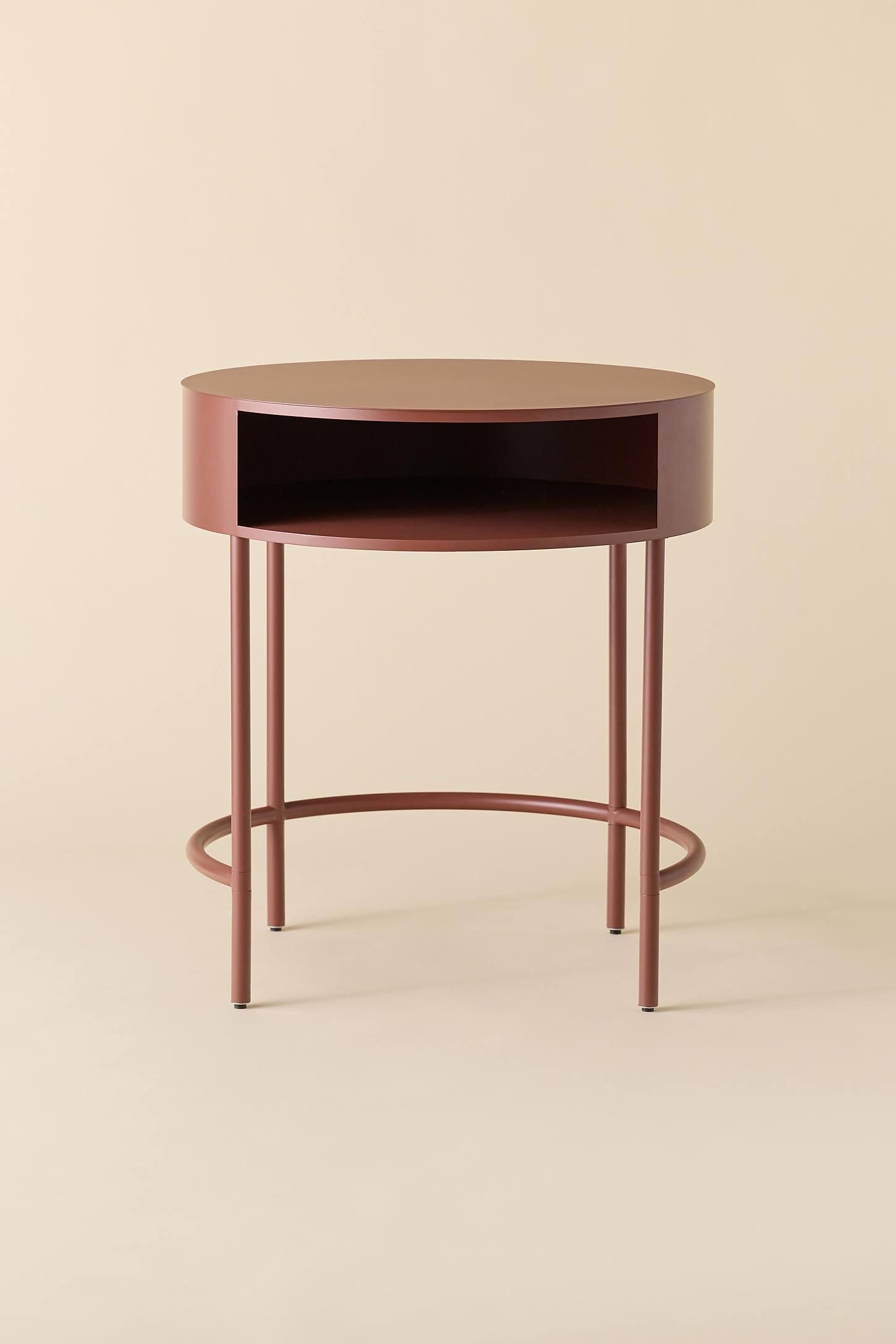 Lucie Round Iron Desk