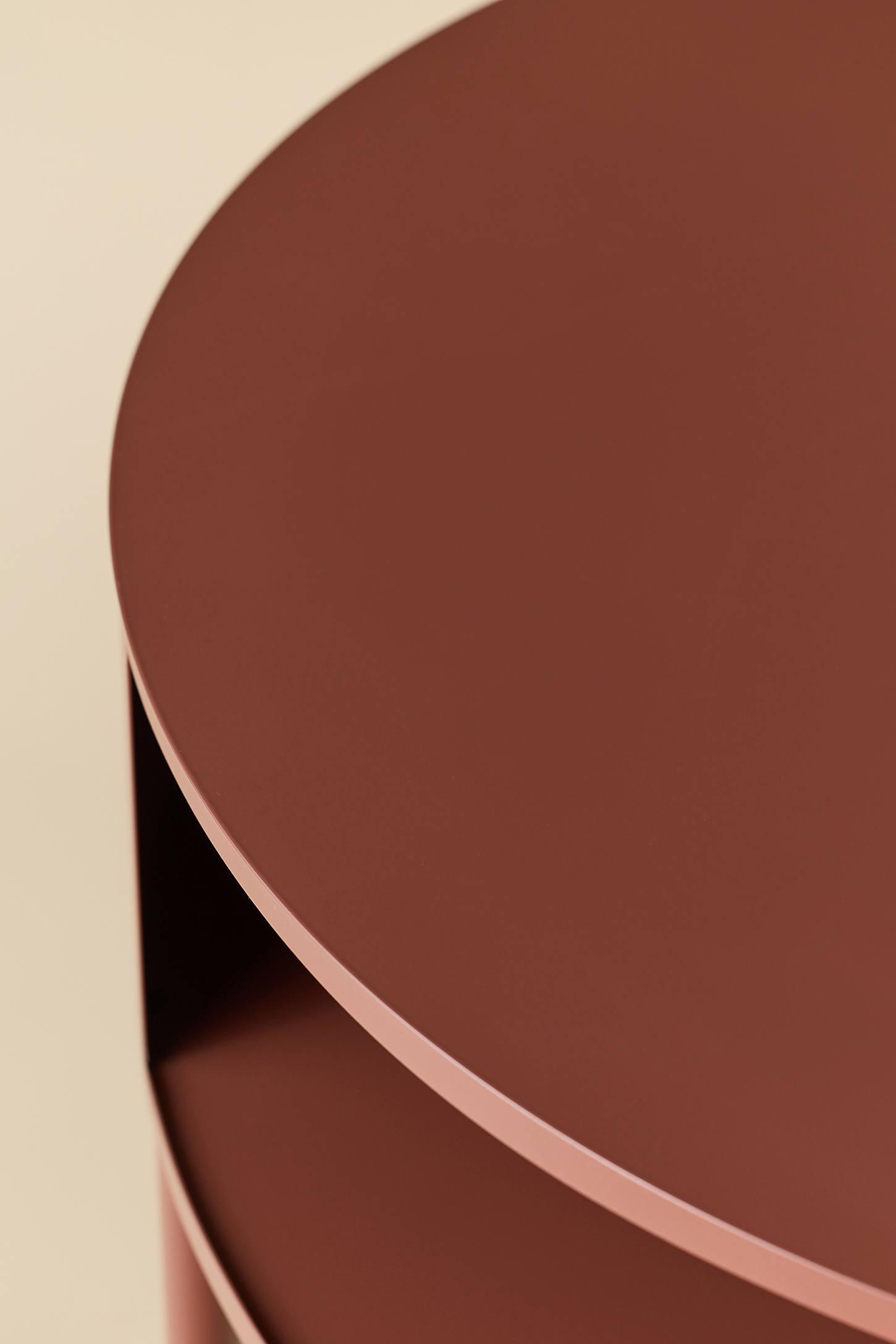 Lucie Round Iron Desk