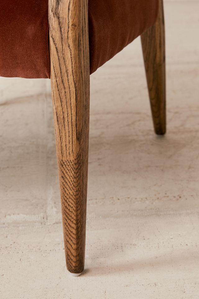 Edith Upholstered Velvet Arm Chair