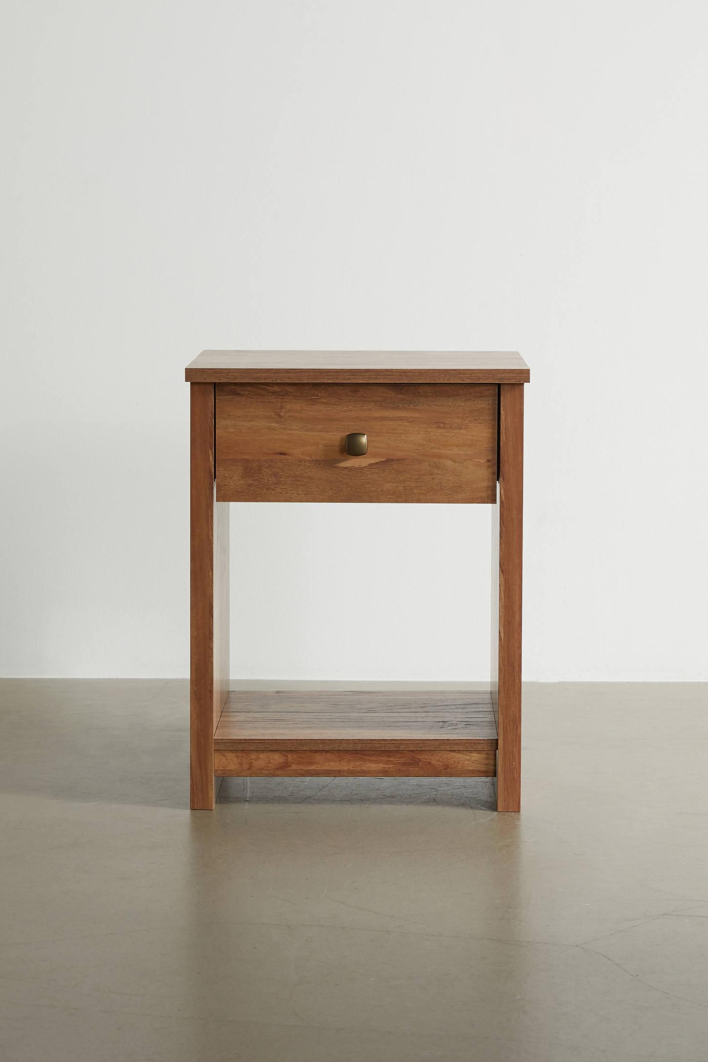 Harlow Wood Storage Nightstand