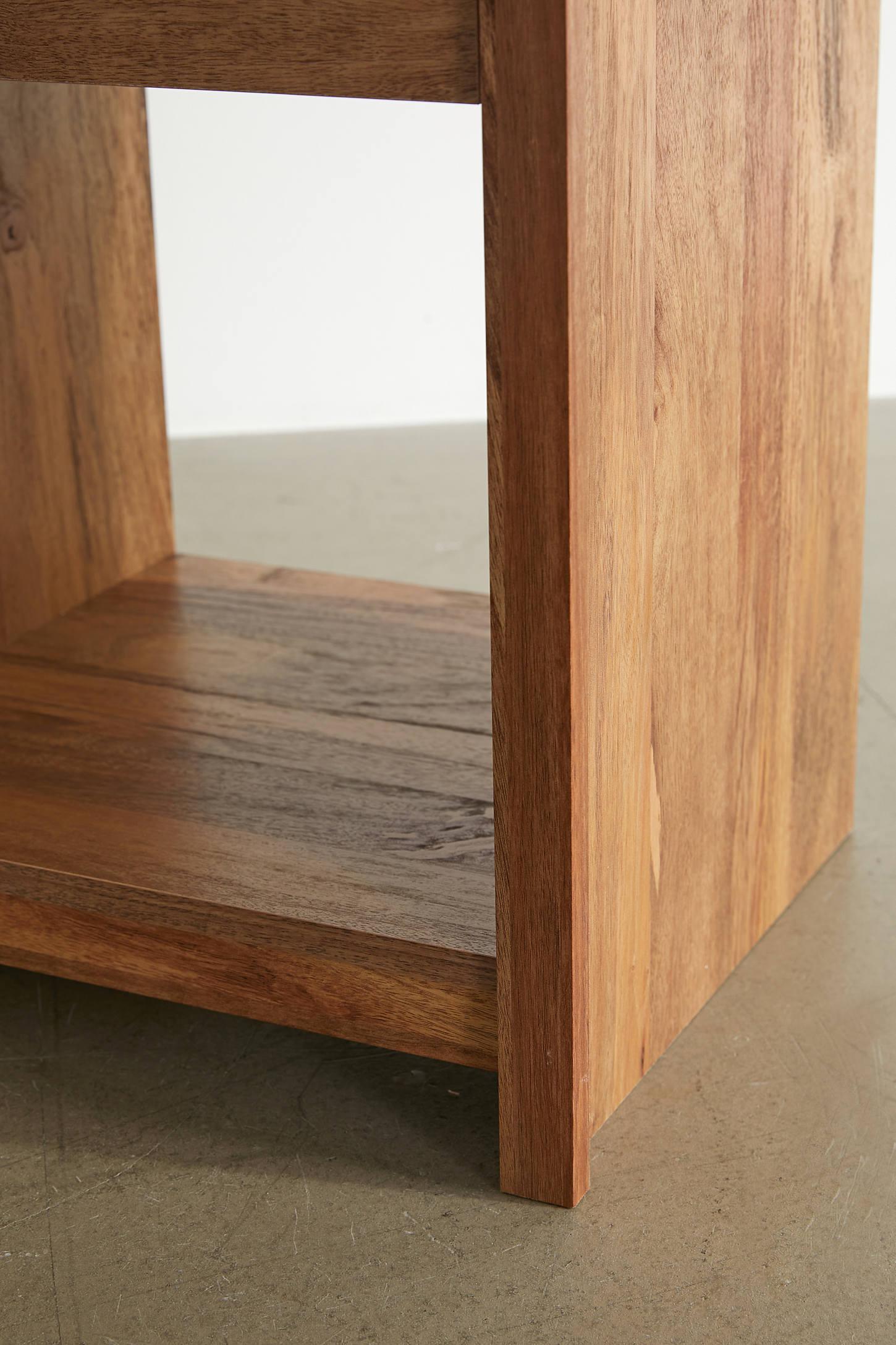 Harlow Wood Storage Nightstand