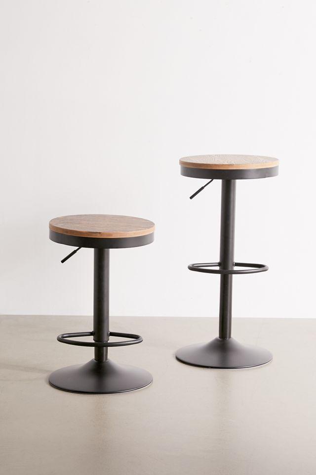 Dakota Adjustable Counter Stool - Set Of 2