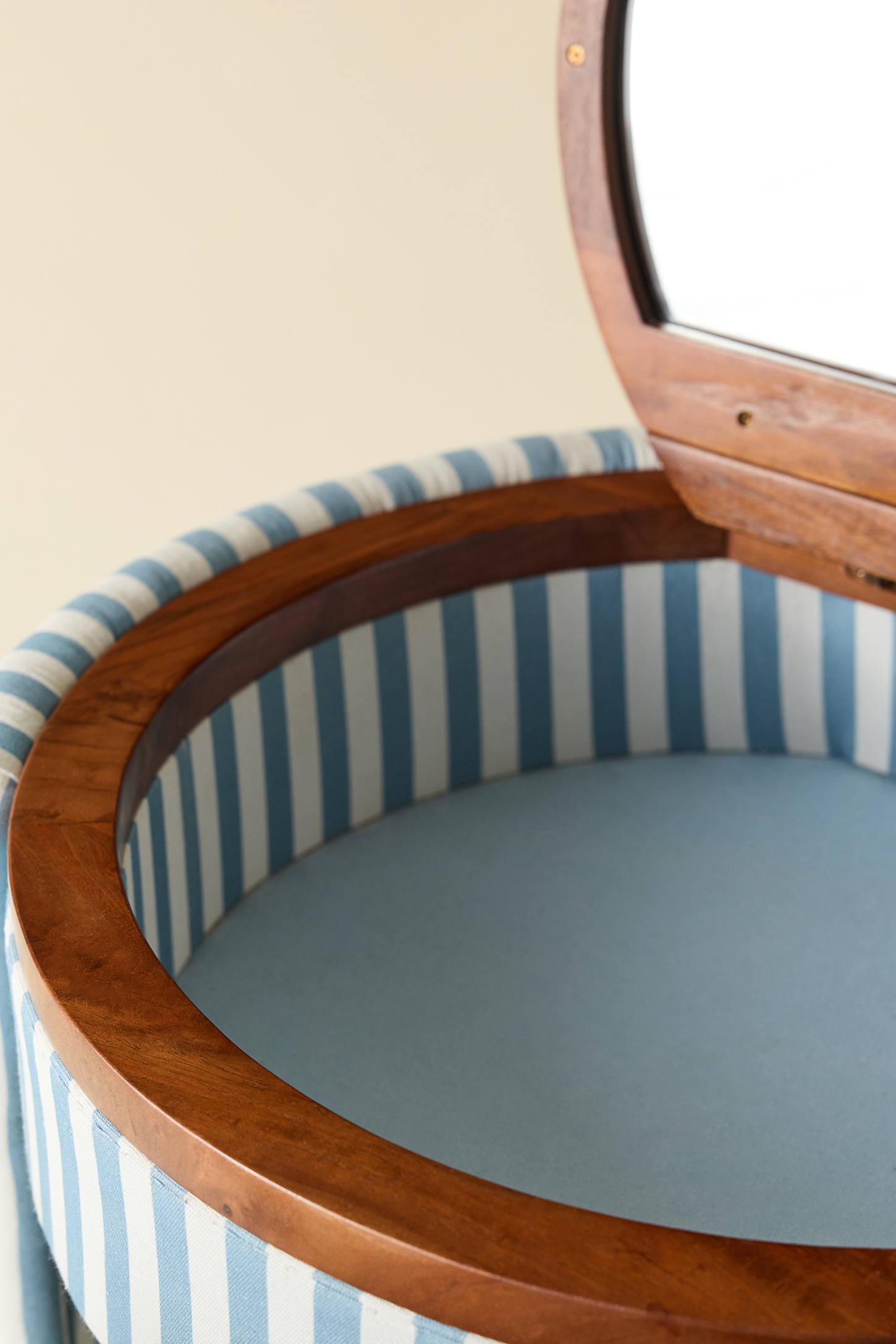 Jane Upholstered Vanity & Stool Set