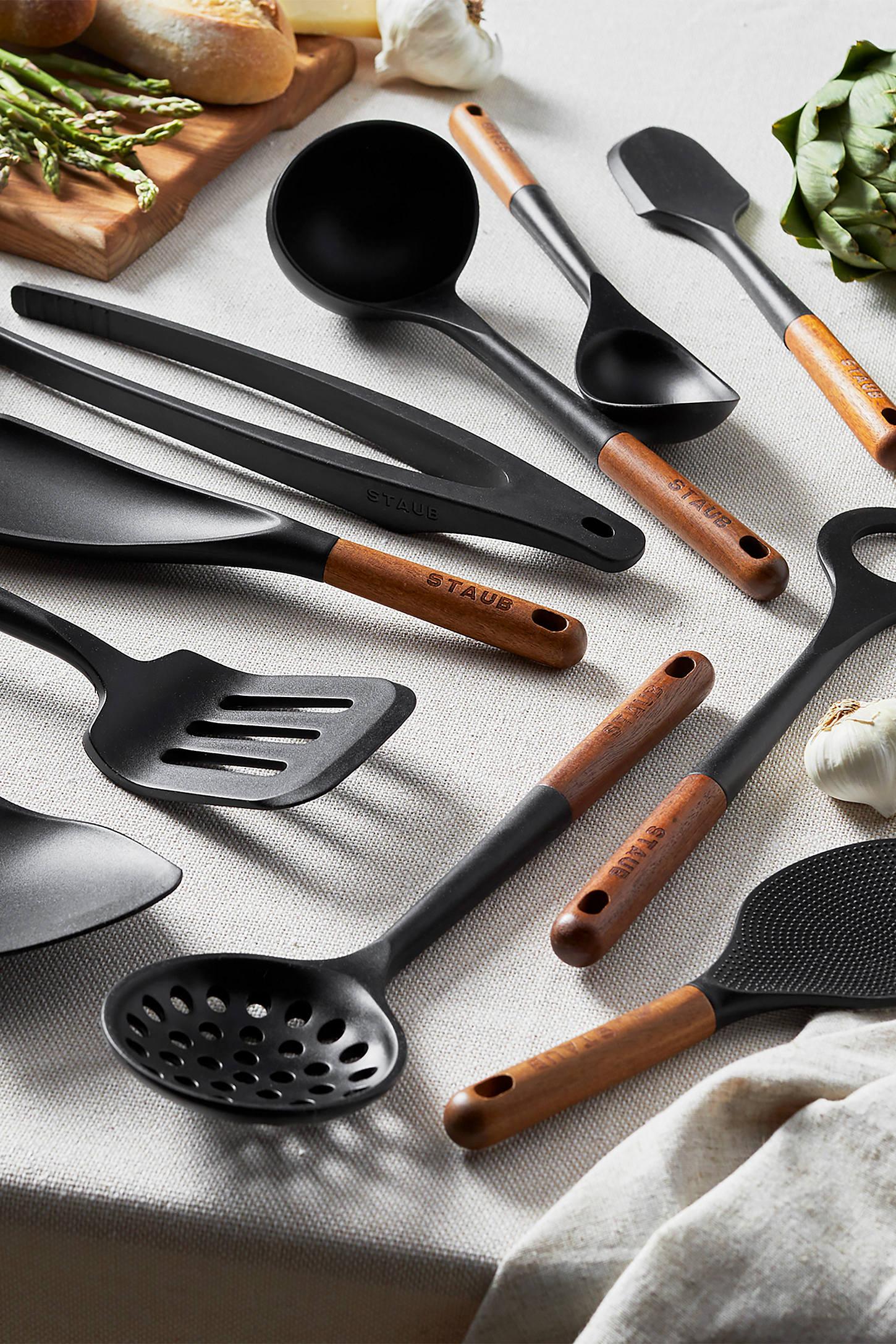 Staub Silicone and Wood Cooking Utensil Set