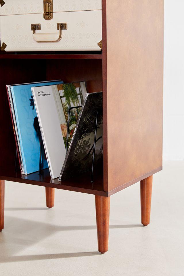 Everett Mid-Century Mahogany Console Cabinet with Adjustable Shelf