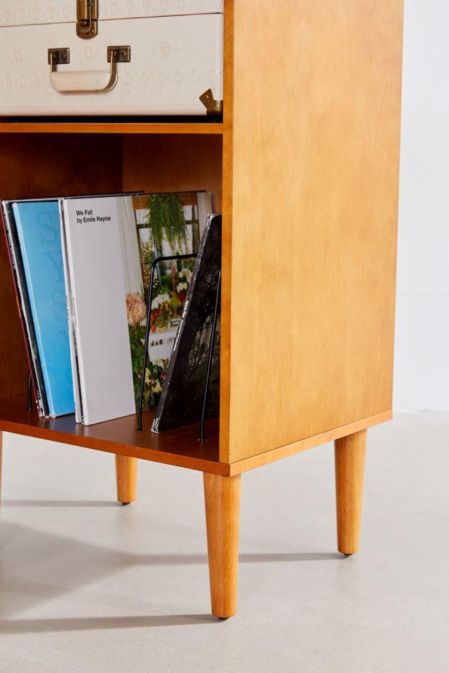 Everett Mid-Century Mahogany Console Cabinet with Adjustable Shelf