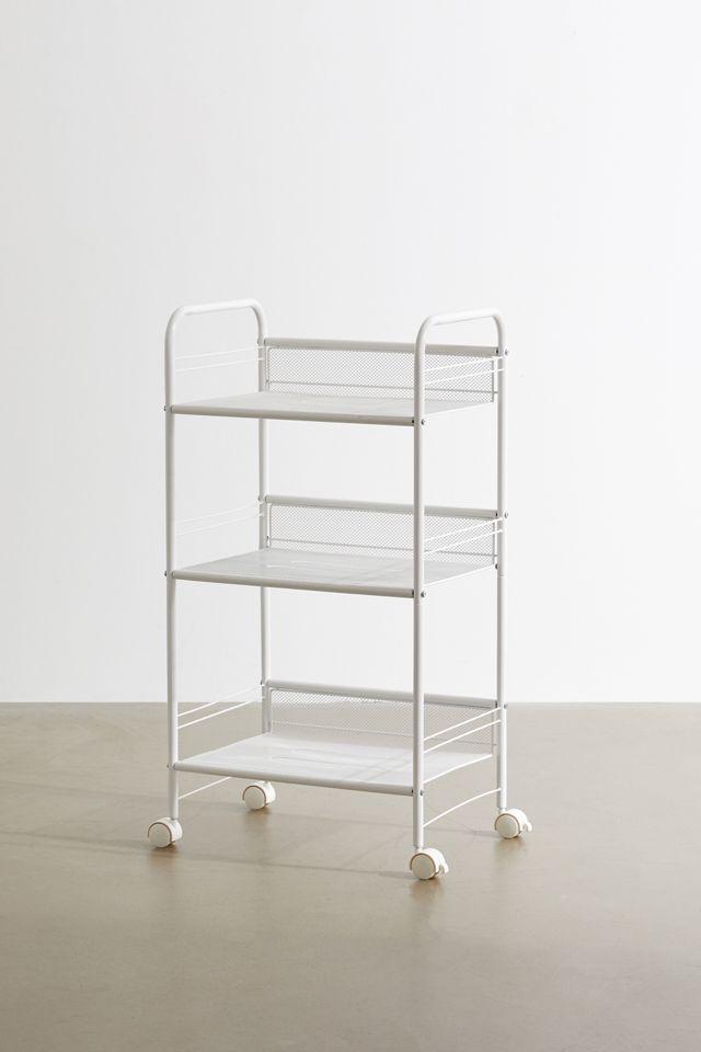 3-Tier Wire Rolling Cart