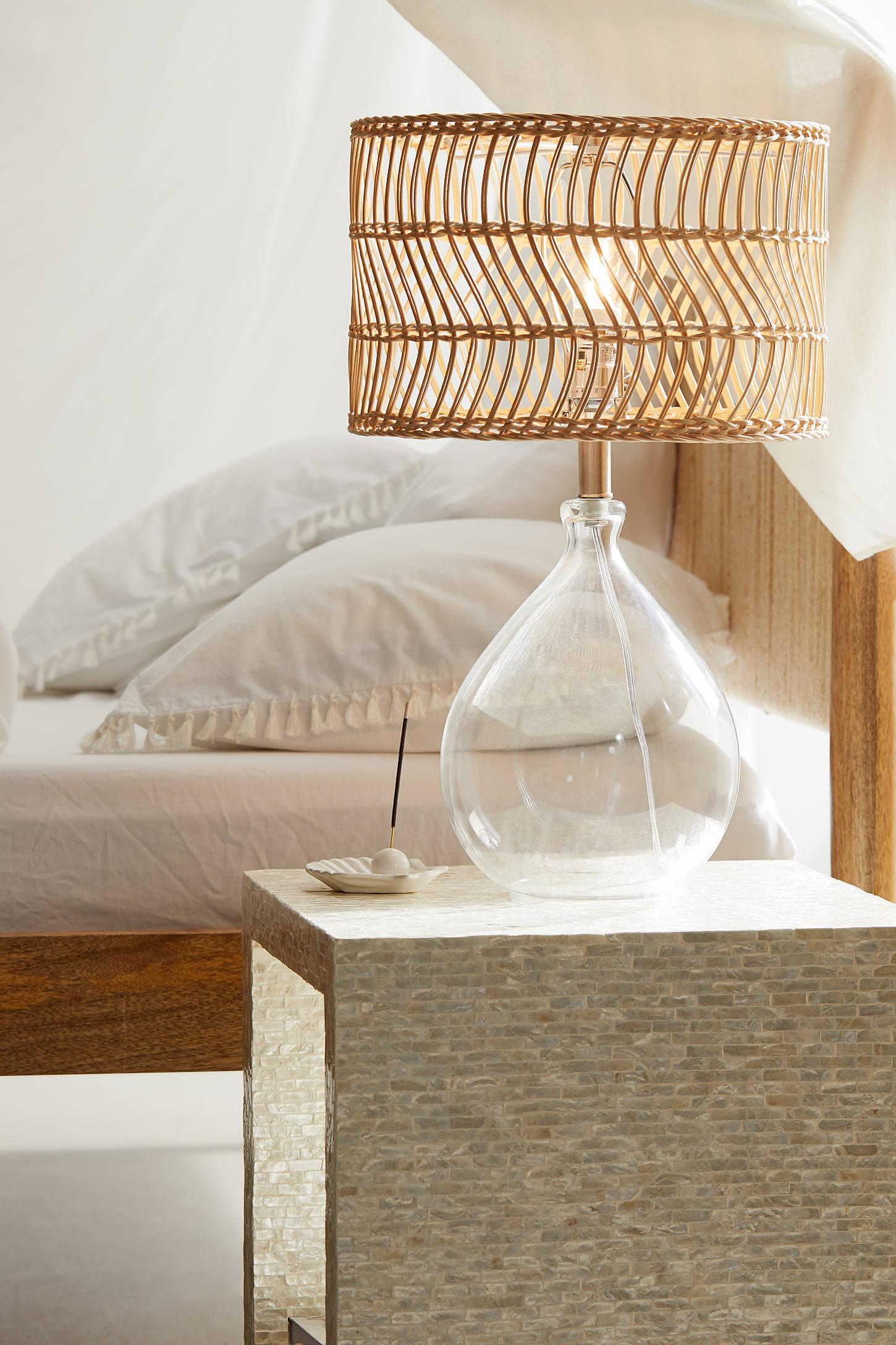 Teardrop Glass Table Lamp
