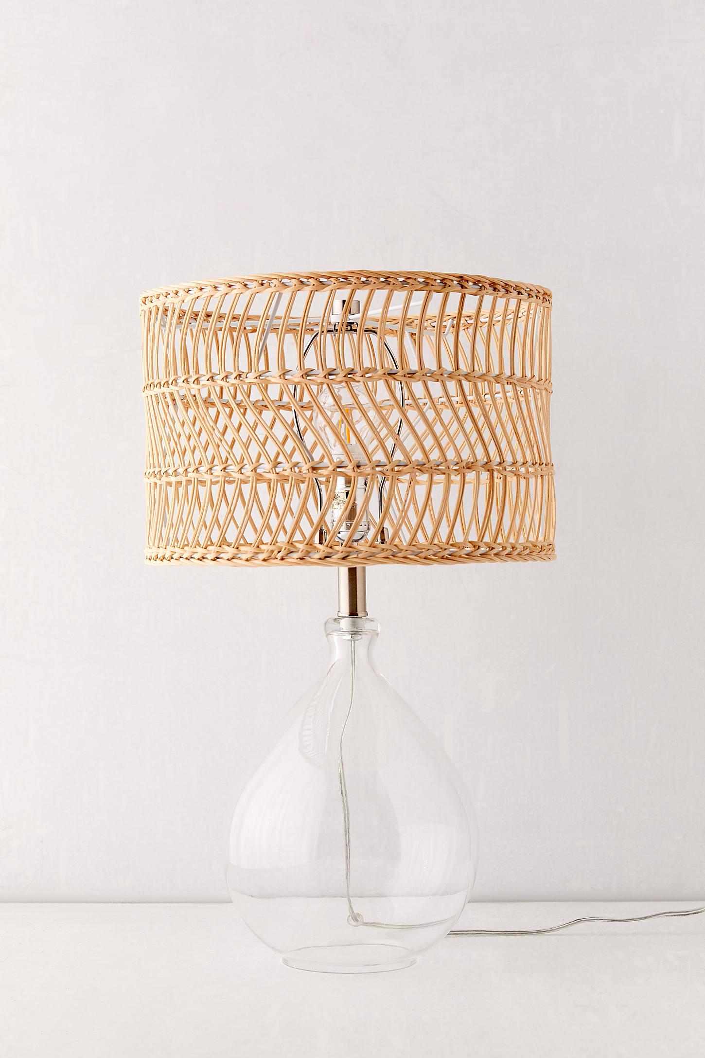 Teardrop Glass Table Lamp