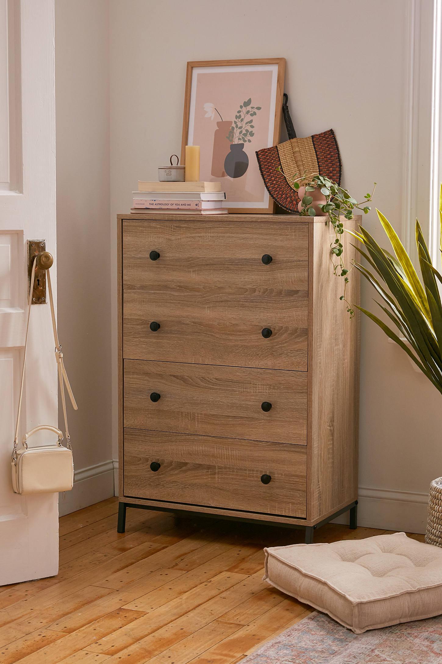 Kirby Tall 4-Drawer Dresser