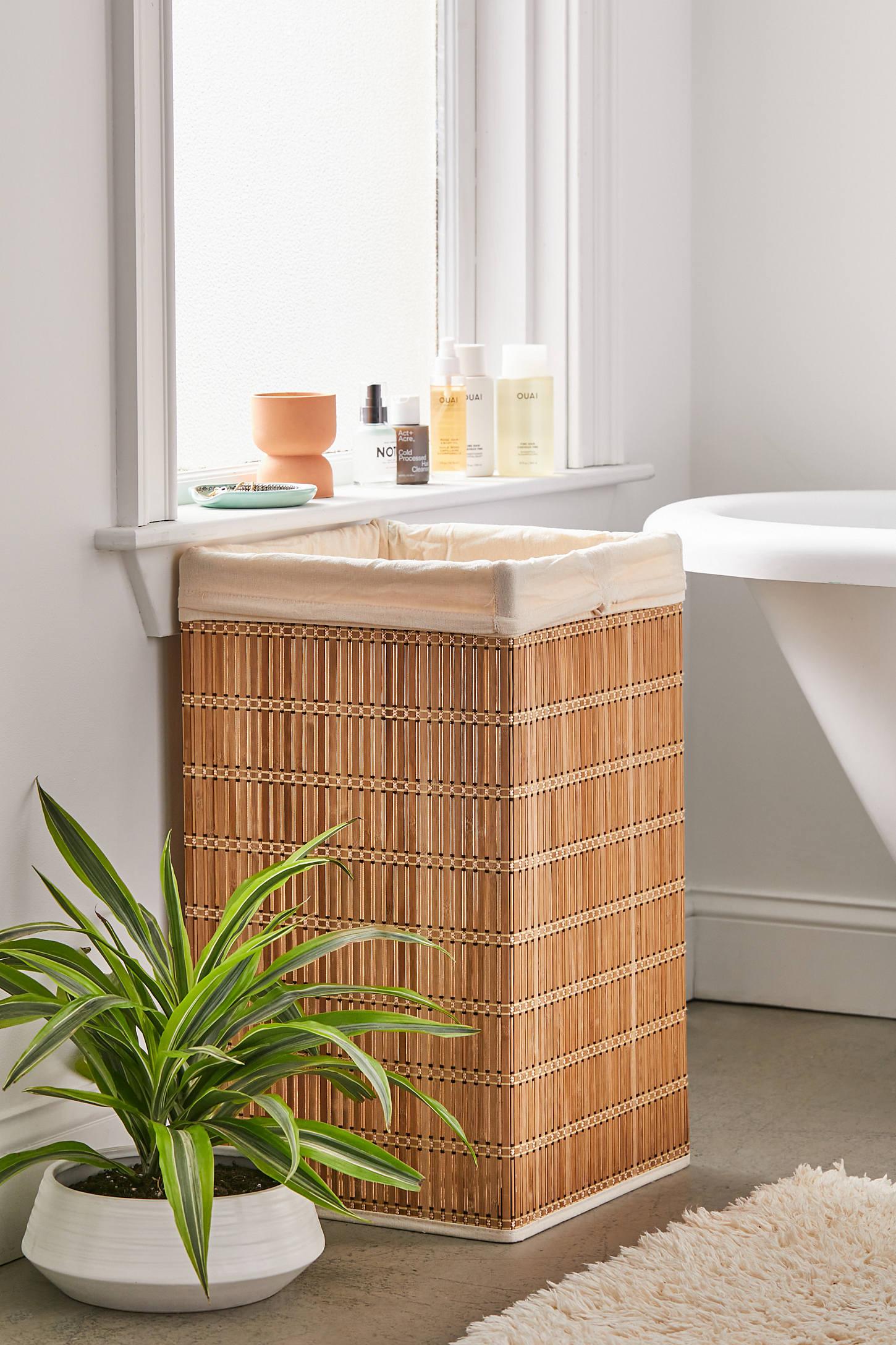Bamboo Wicker Hamper