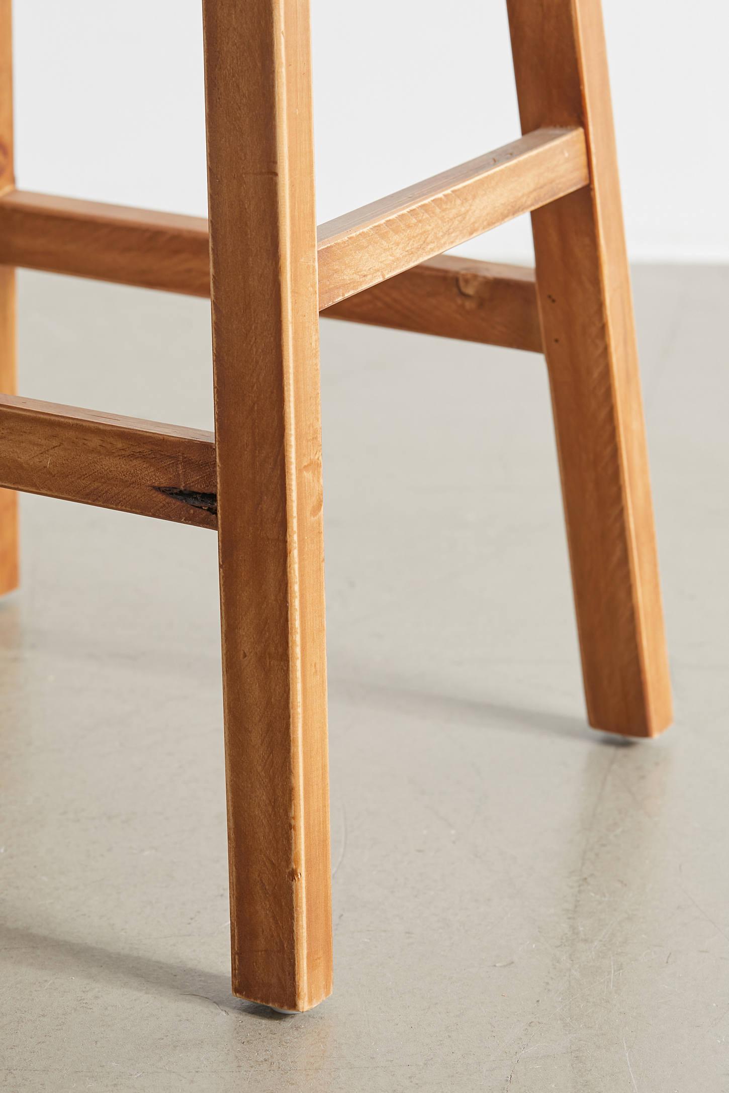 Woven Leather Stool