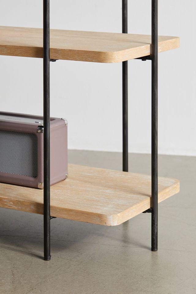 Wood And Metal Console Table