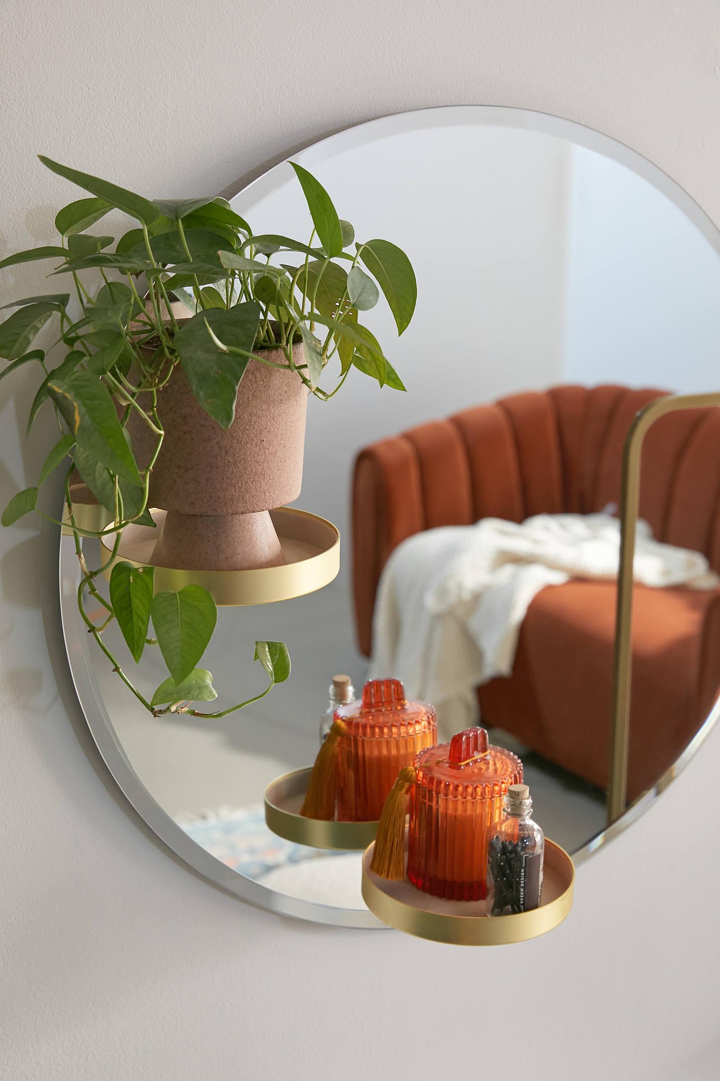 Perch Wall Mirror And Shelves