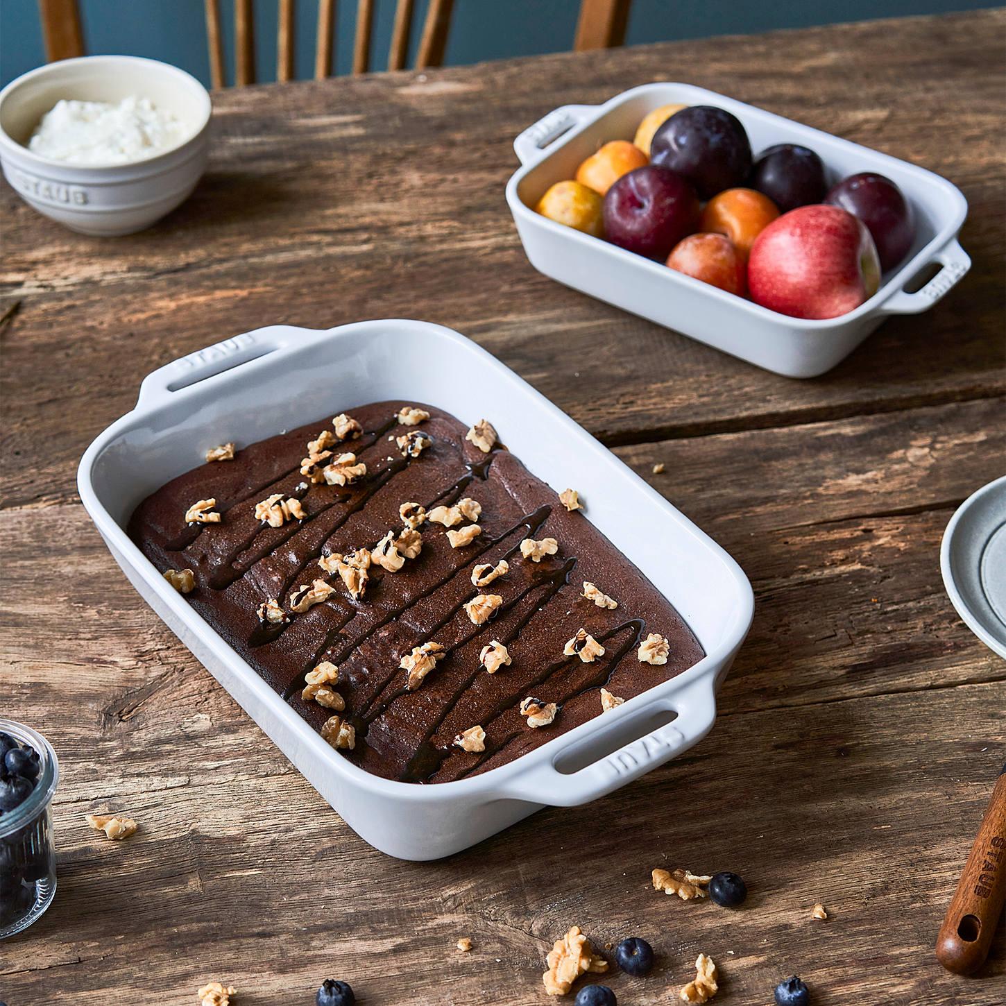 Staub ® Rustic Red 2-Piece Rectangular Baker Set