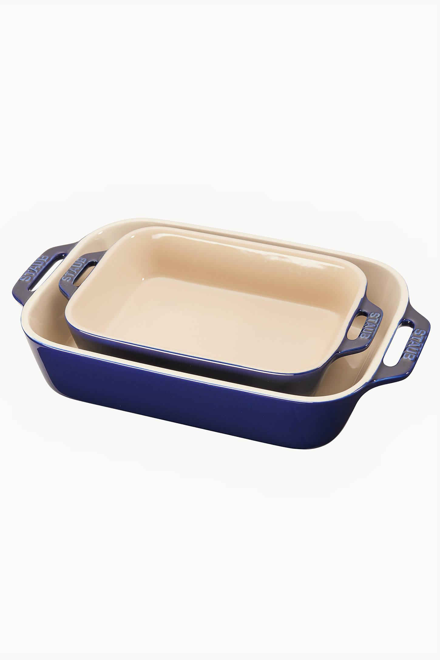 Staub ® Rustic Red 2-Piece Rectangular Baker Set