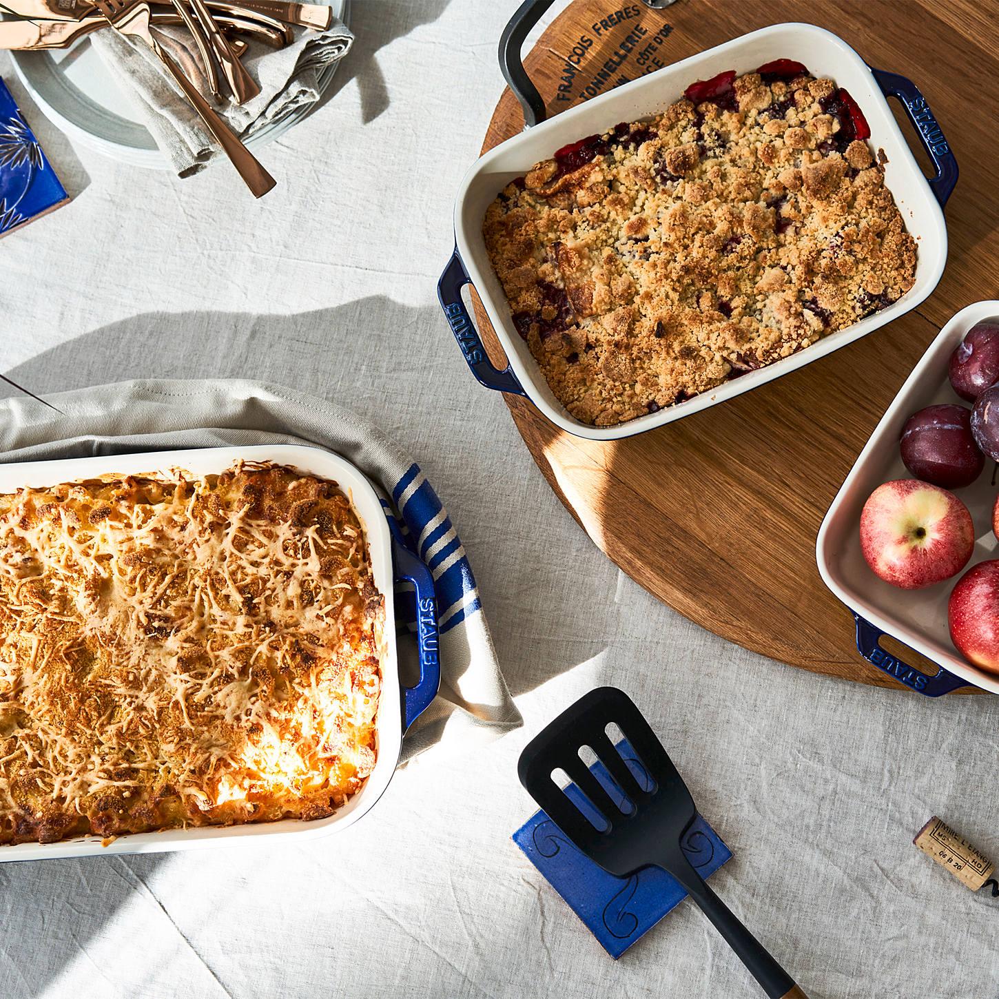 Staub ® Rustic Red 2-Piece Rectangular Baker Set