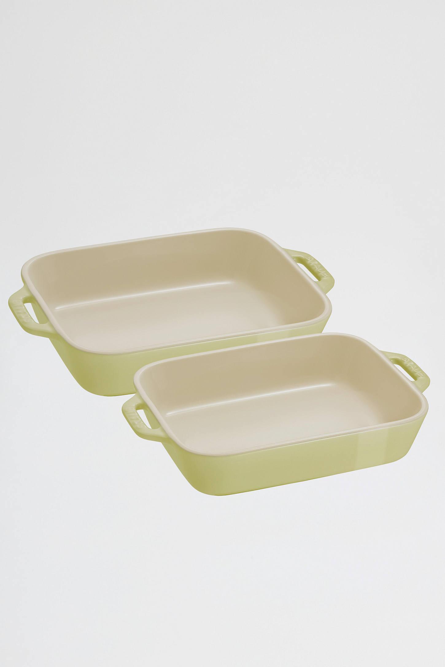 Staub ® Dark Blue 2-Piece Rectangular Baker Set