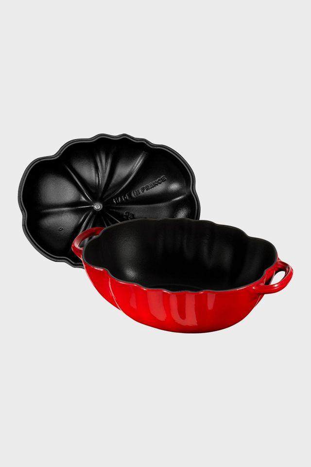 Cherry Red Cast Iron 3-Quart Tomato Cocotte